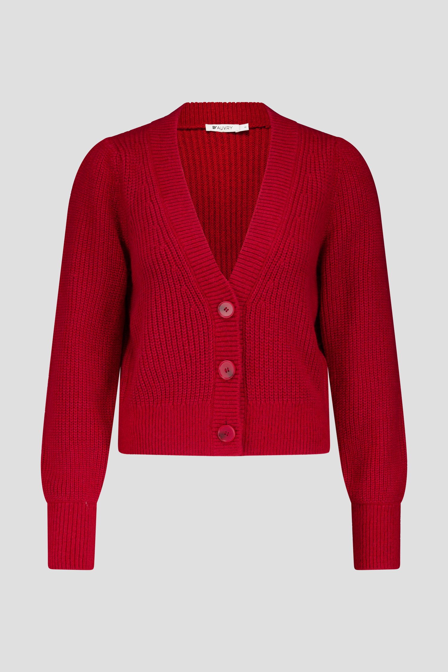 Cardigan en tricot - fuchsia foncé de D'Auvry pour Femmes