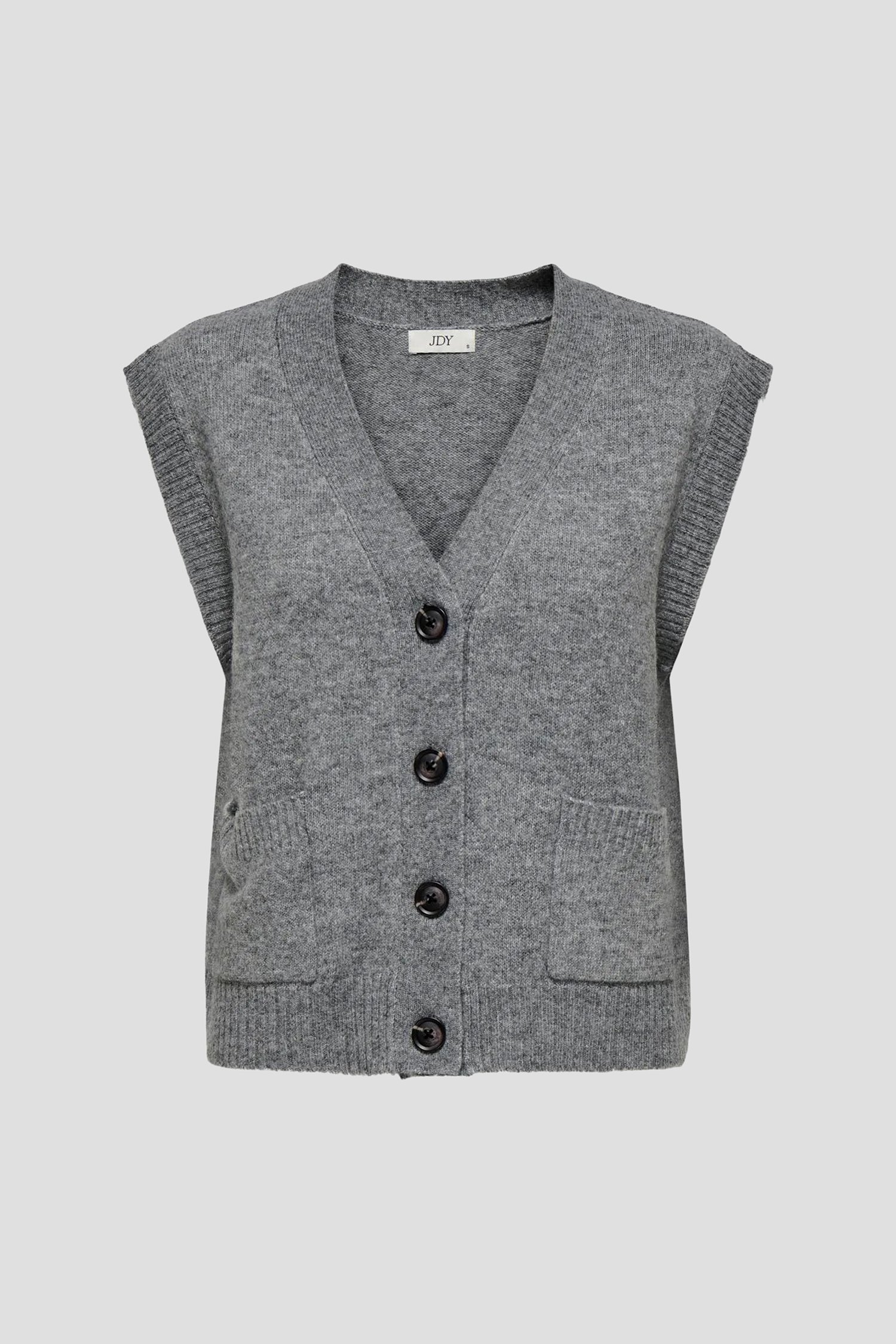 Photo produit 1 de Cardigan gris sans manches de JDY pour Femmes