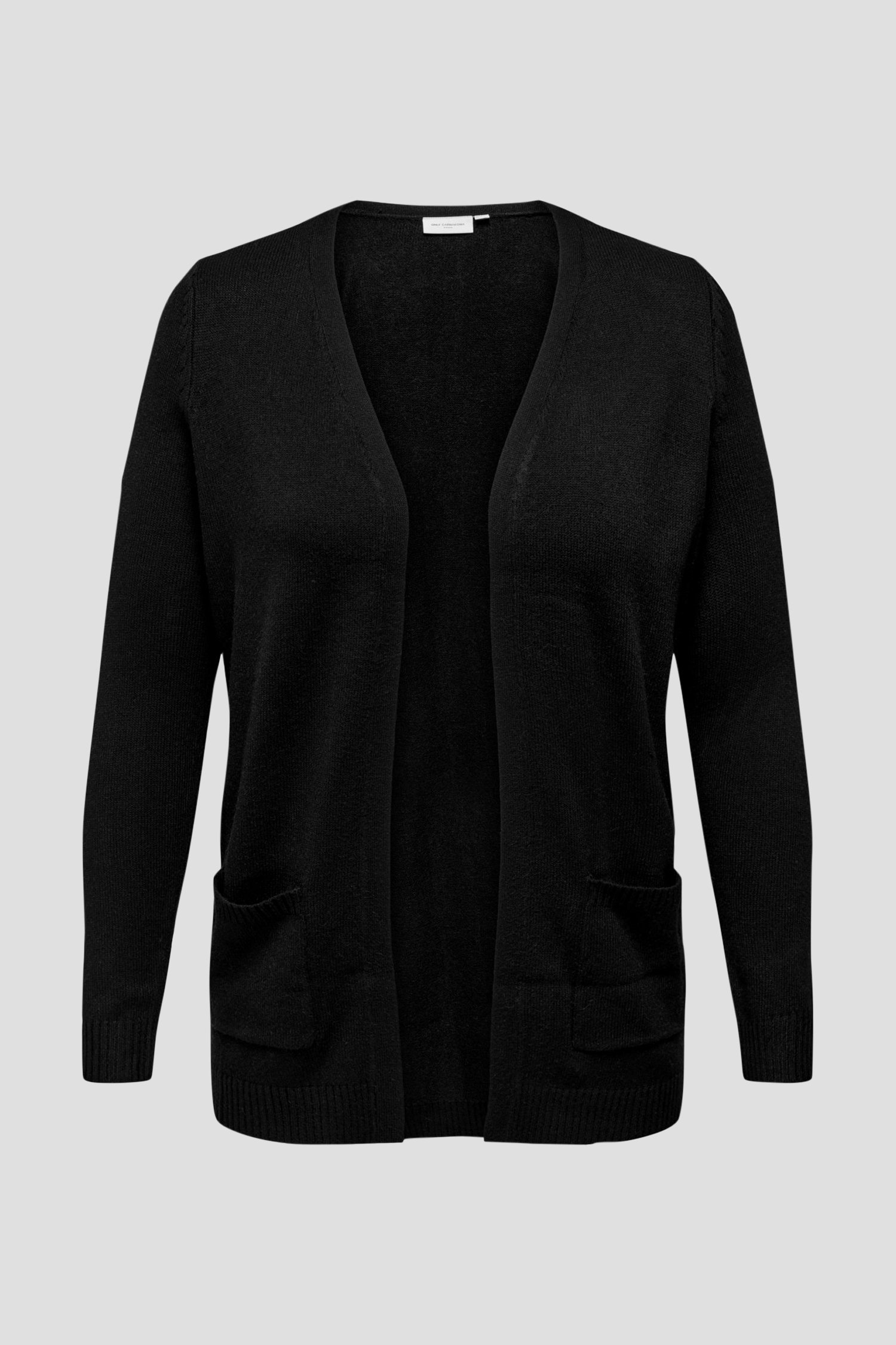 Cardigan noir doux de Only Carmakoma pour Femmes