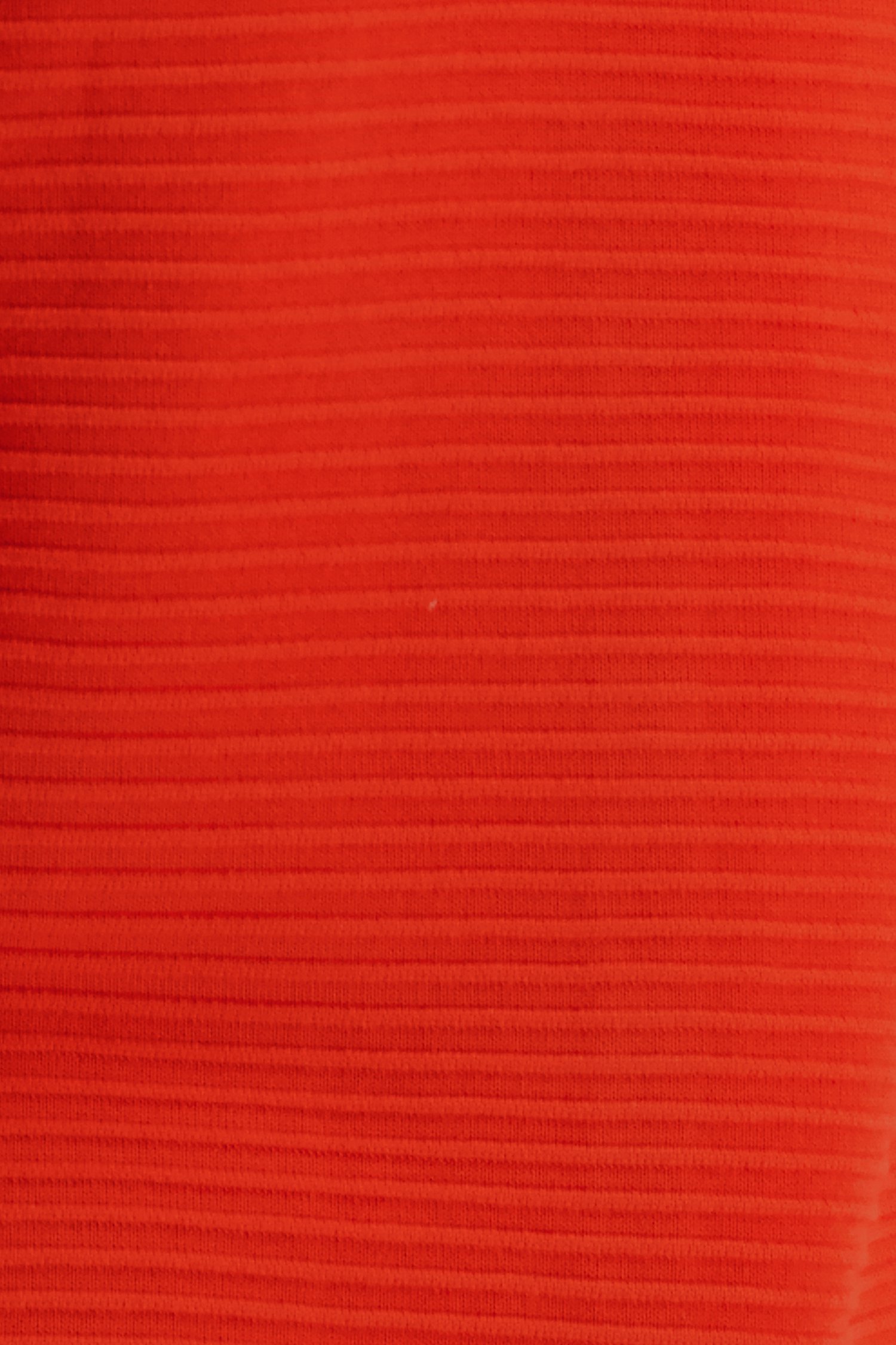 Cardigan orange en tissu texturé côtelé de Claude Arielle pour Femmes