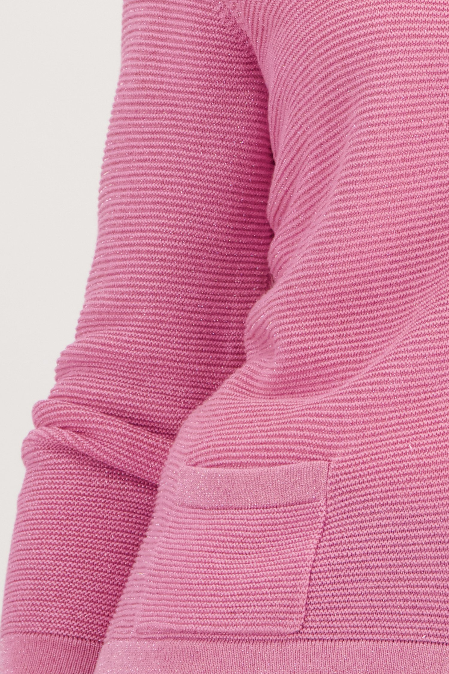Cardigan rose clair scintillant de Claude Arielle pour Femmes