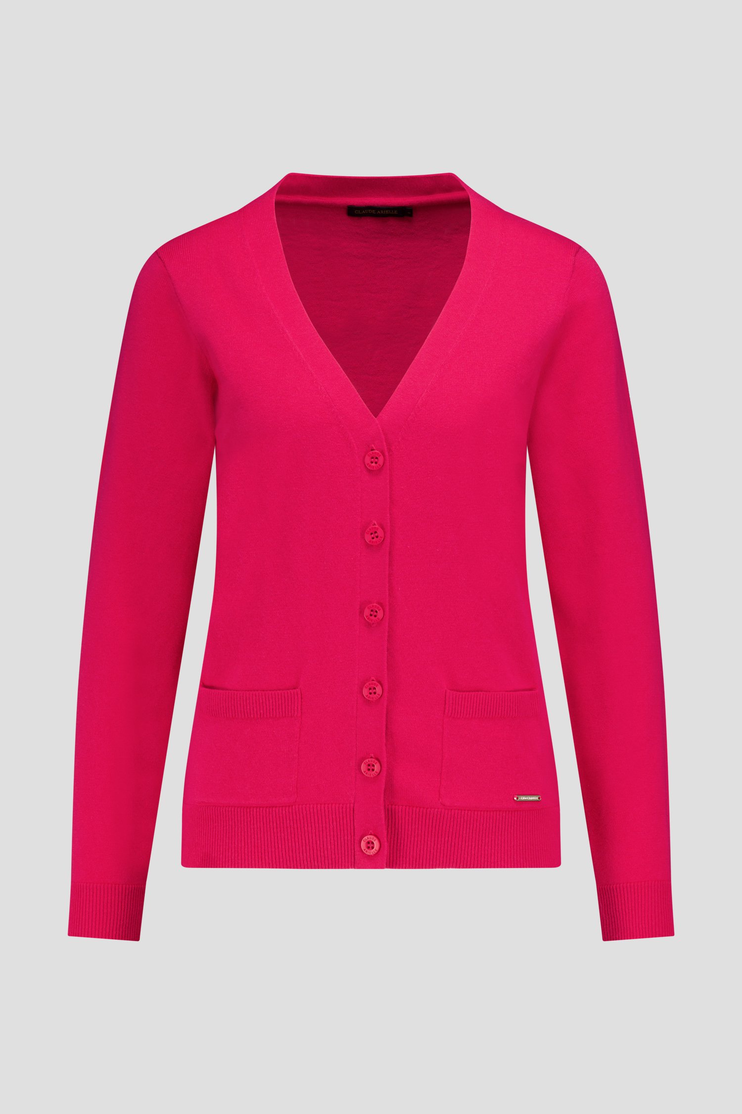 Photo produit 1 de Cardigan rose-mauve de Claude Arielle pour Femmes