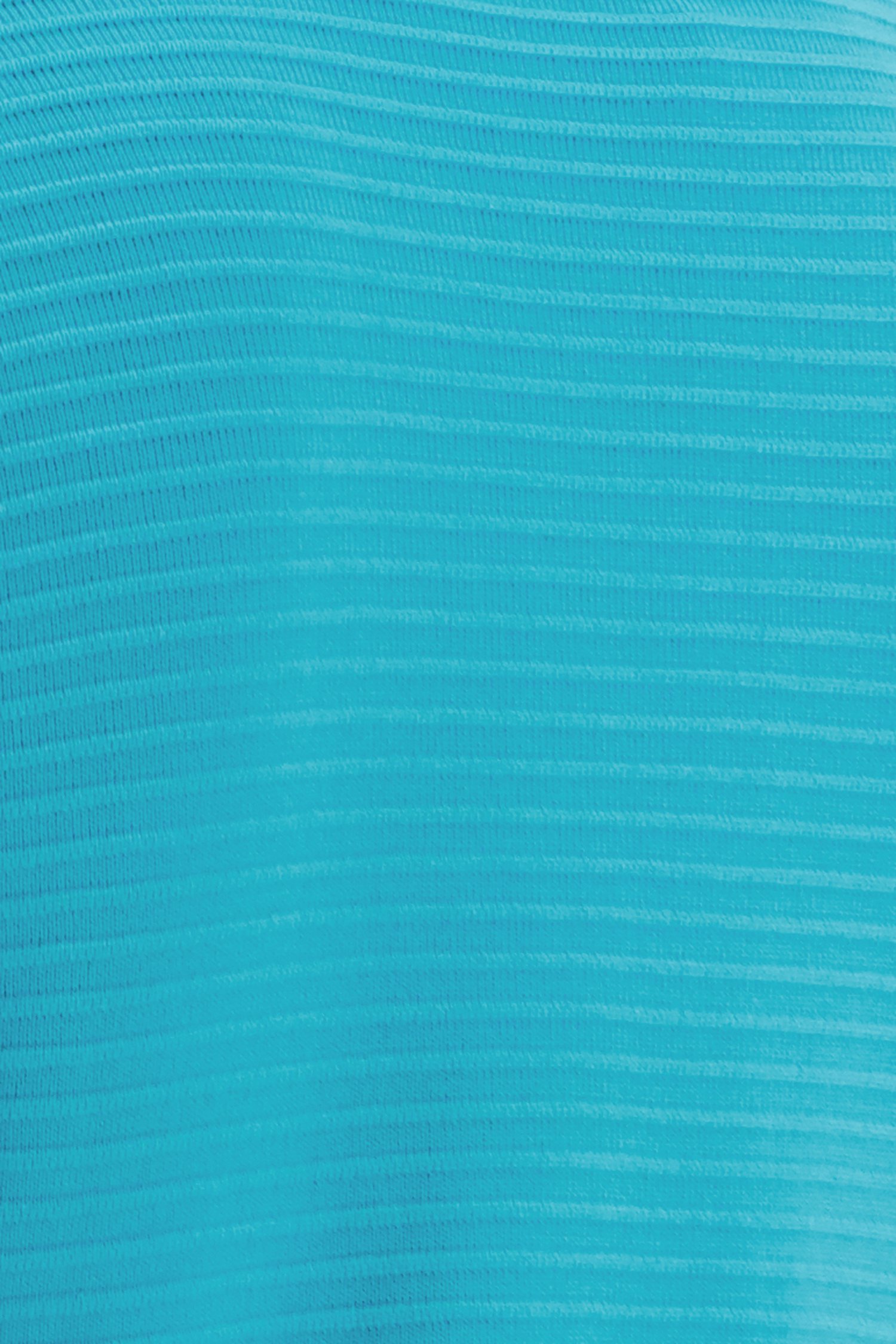 Cardigan turquoise en tissu texturé côtelé de Claude Arielle pour Femmes