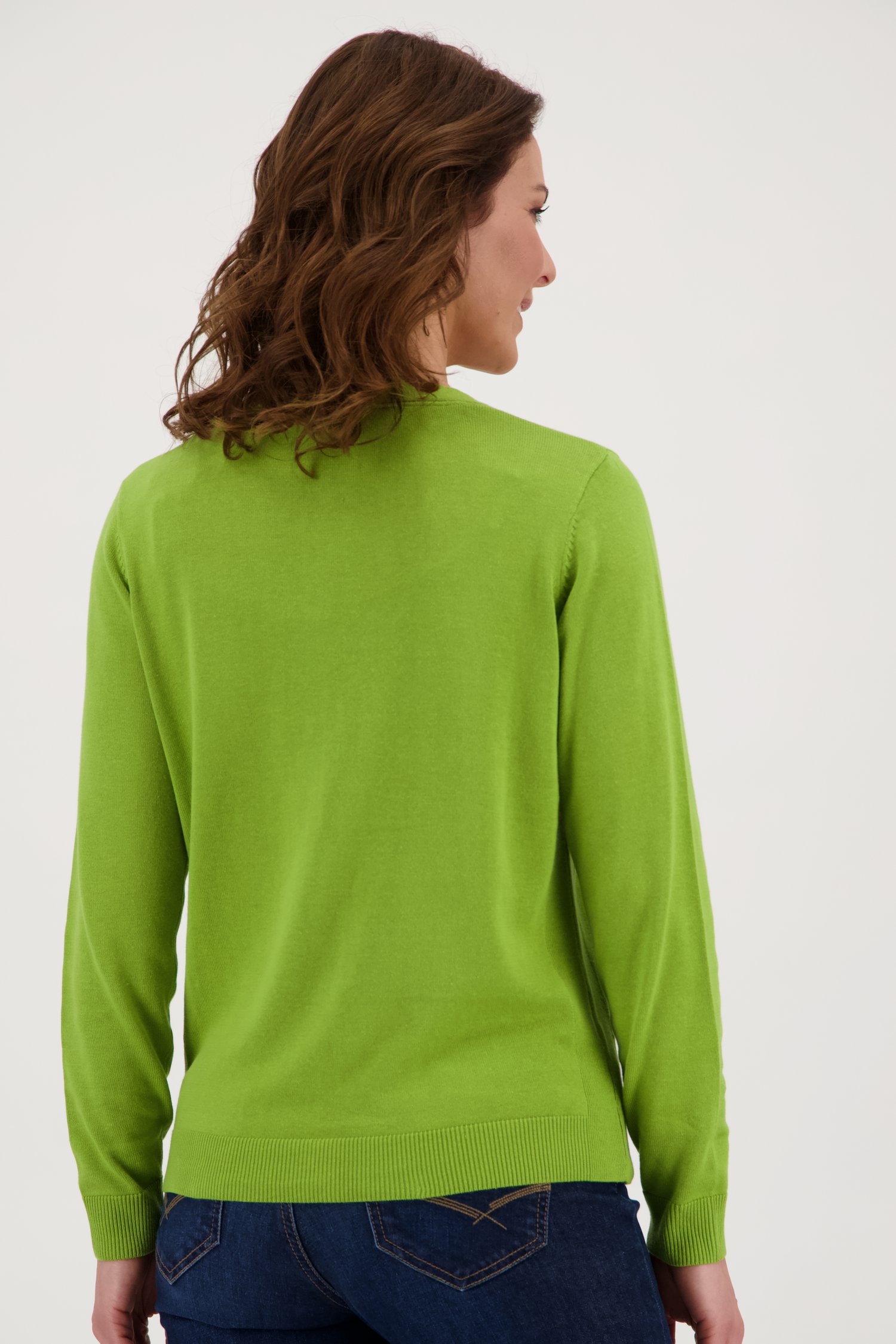 Cardigan vert de Claude Arielle pour Femmes