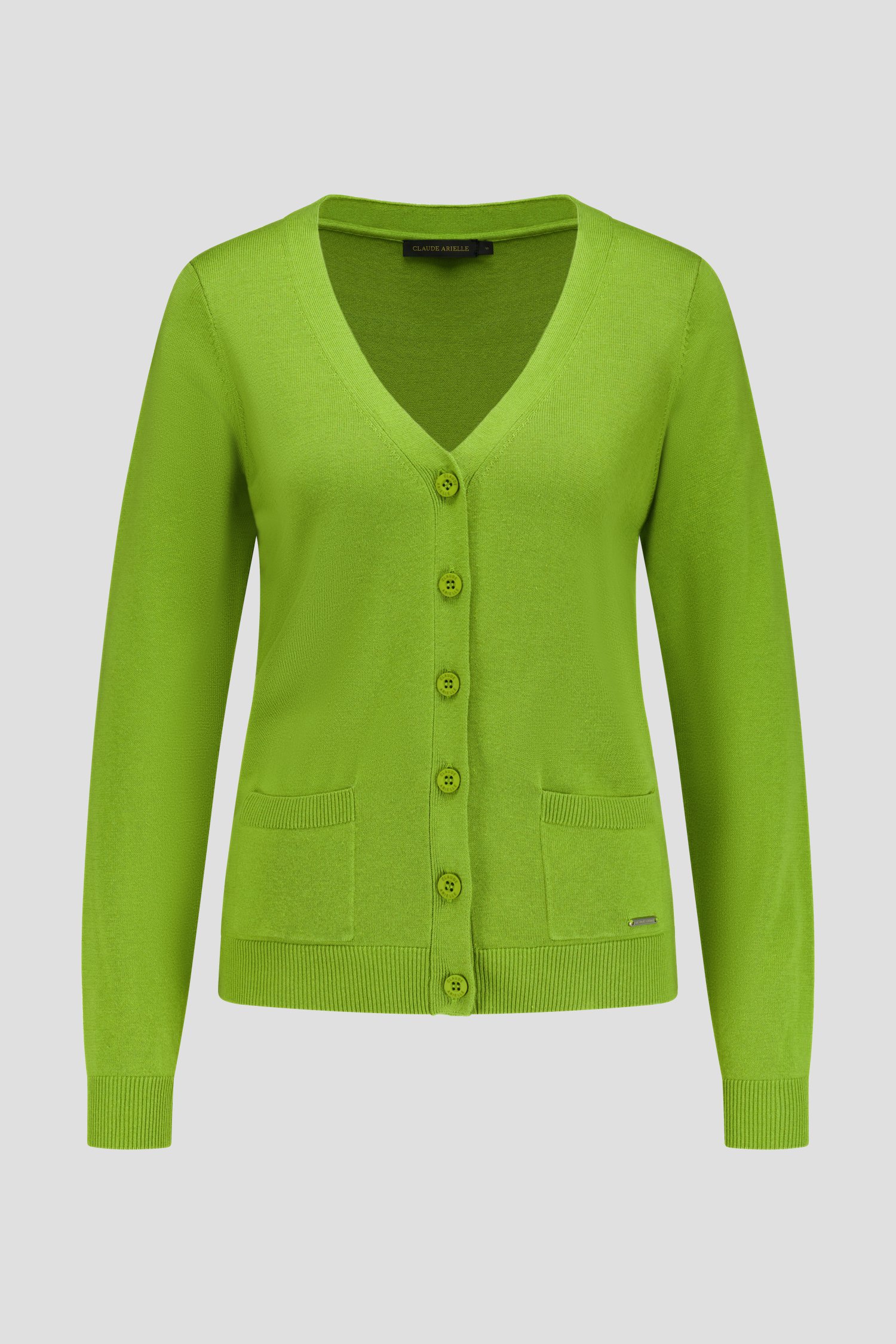 Cardigan vert de Claude Arielle pour Femmes