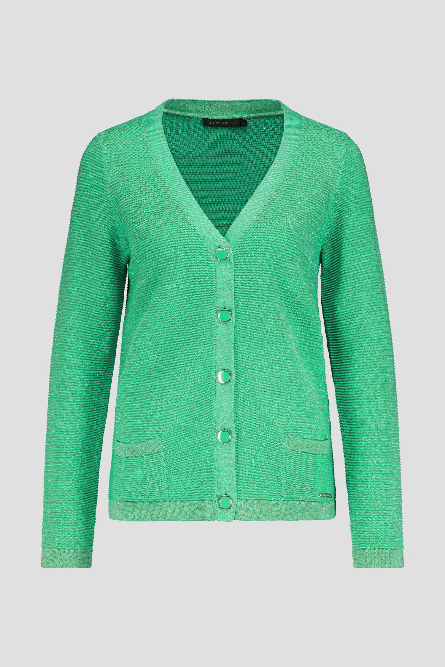 Cardigan vert scintillant de Claude Arielle pour Femmes