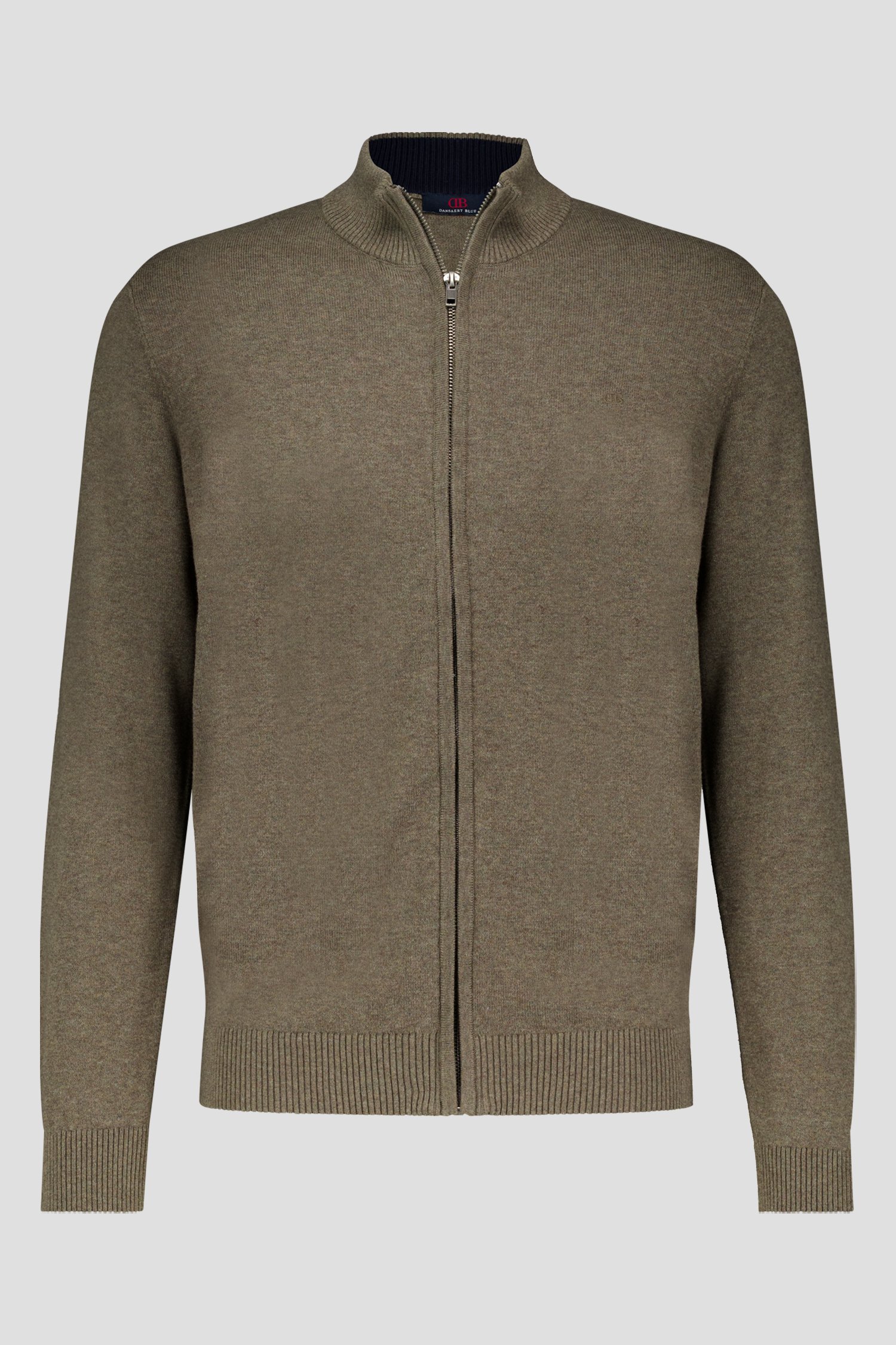 Photo produit 1 de Cardigan zippé taupe	 de Dansaert Blue pour Hommes