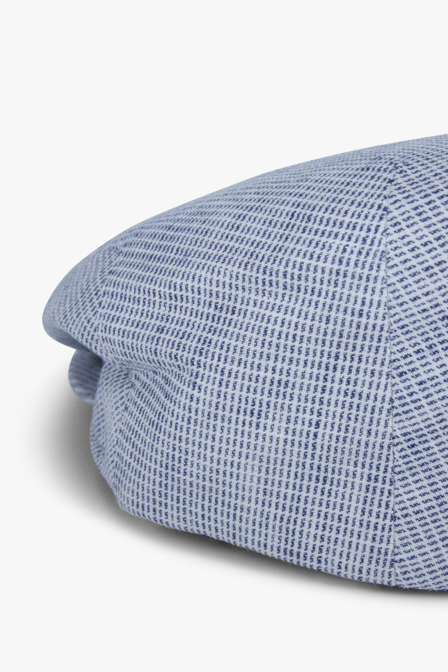 Casquette plate écrue-bleue de Michaelis pour Hommes
