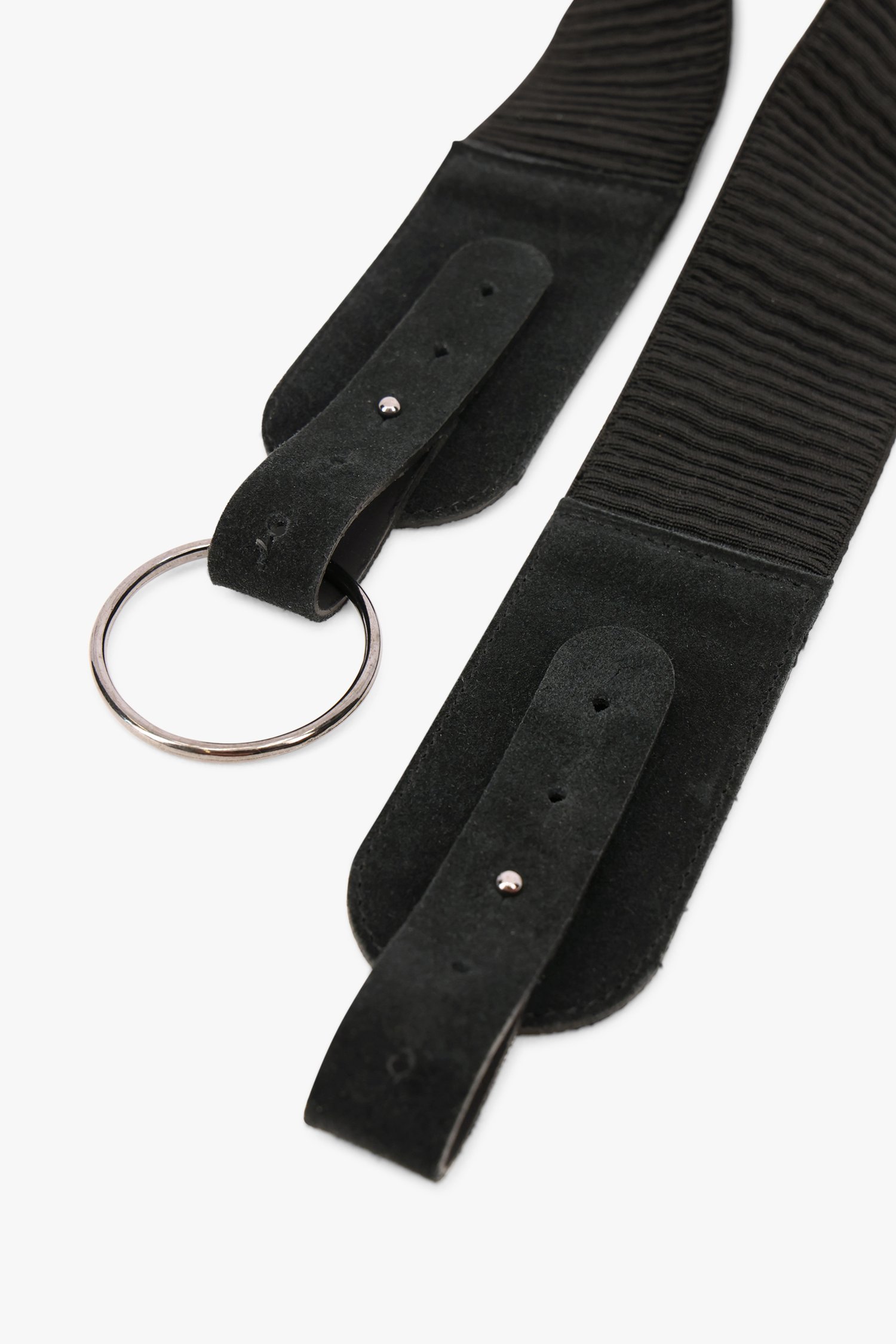 Ceinture en daim noir	 de Louise pour Femmes