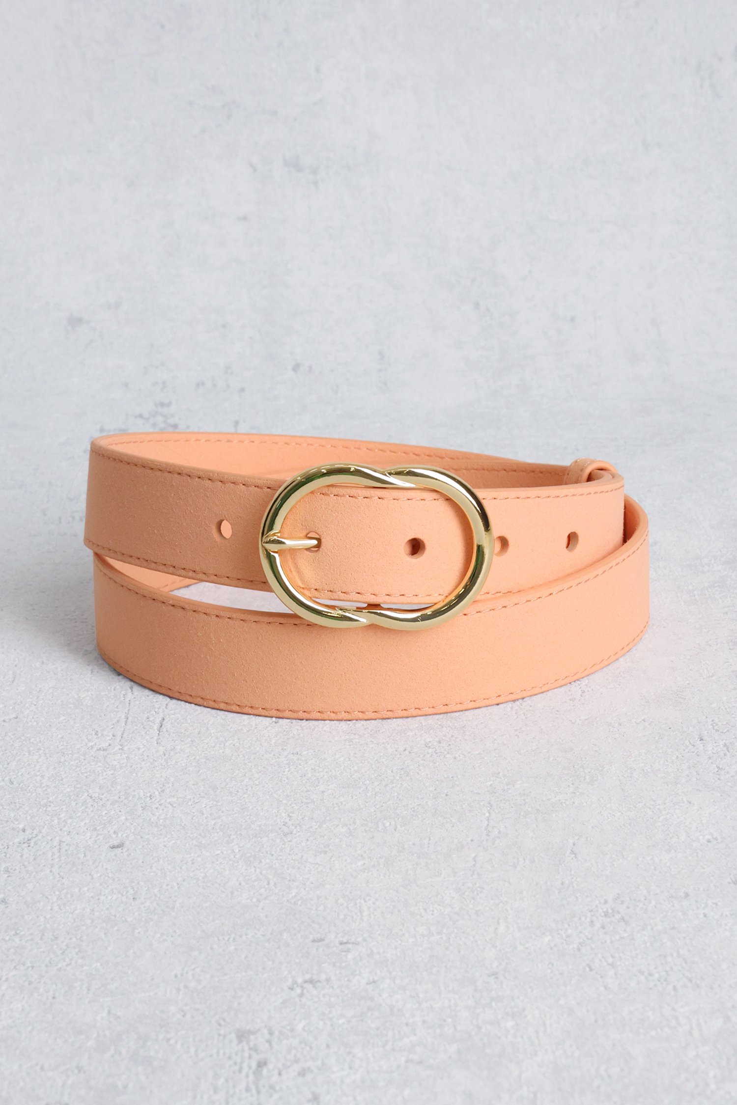 Ceinture rose avec boucle dorée de Libelle pour Femmes