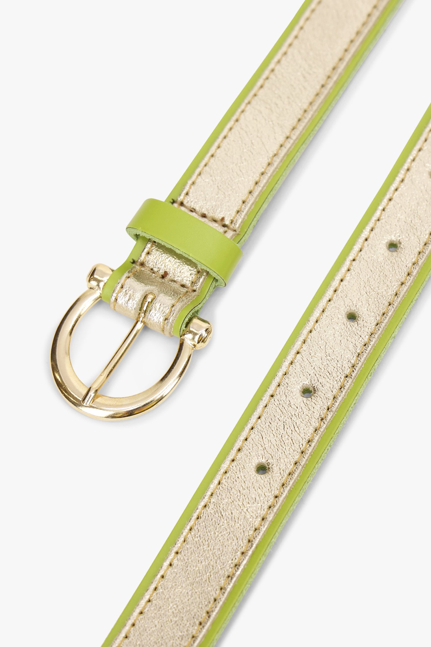 Ceinture vert clair/doré de Liberty Island pour Femmes