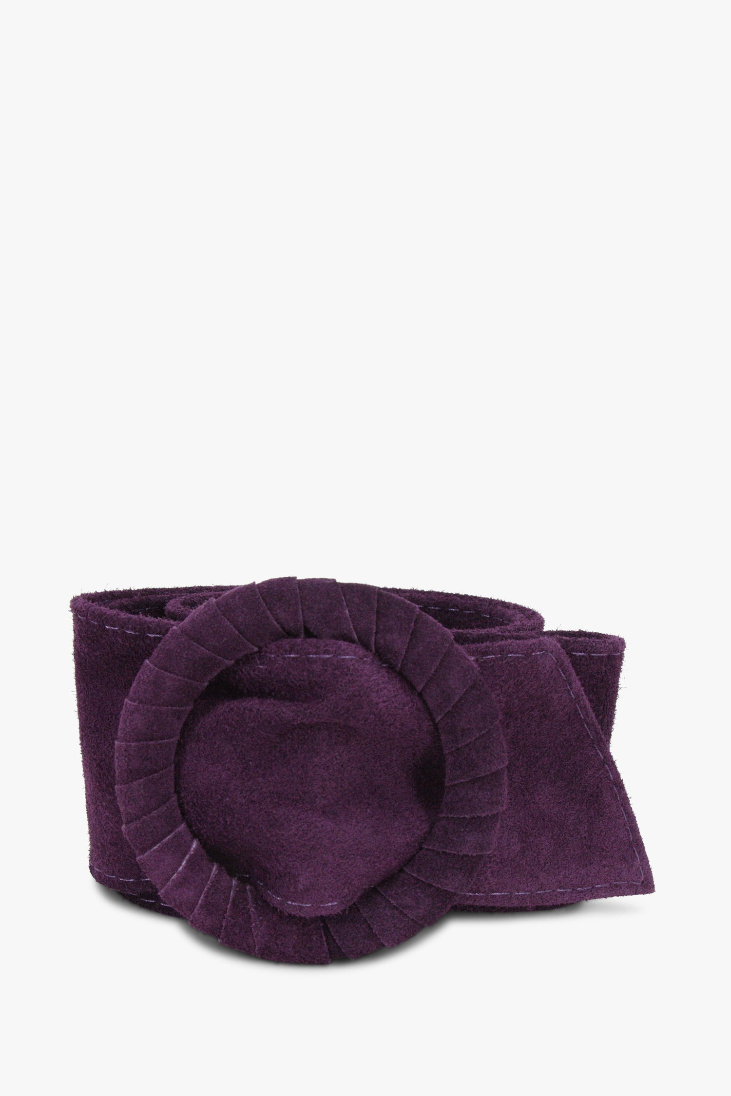 Ceinture violette en cuir suédé de Liberty Island pour Femmes