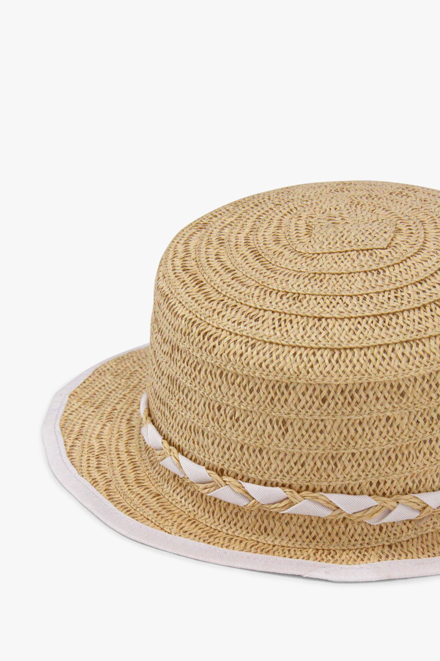 Chapeau en tissu léger avec des détails blancs de Modeno pour Femmes