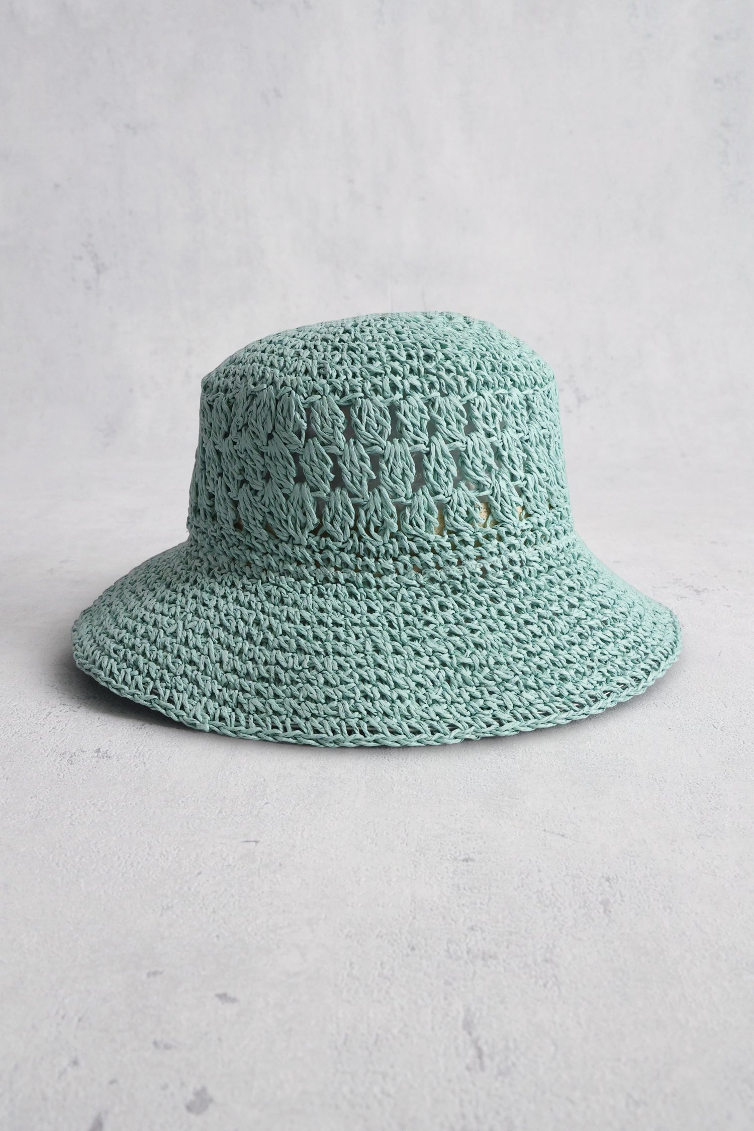Chapeau tissé bleu clair de Modeno pour Femmes