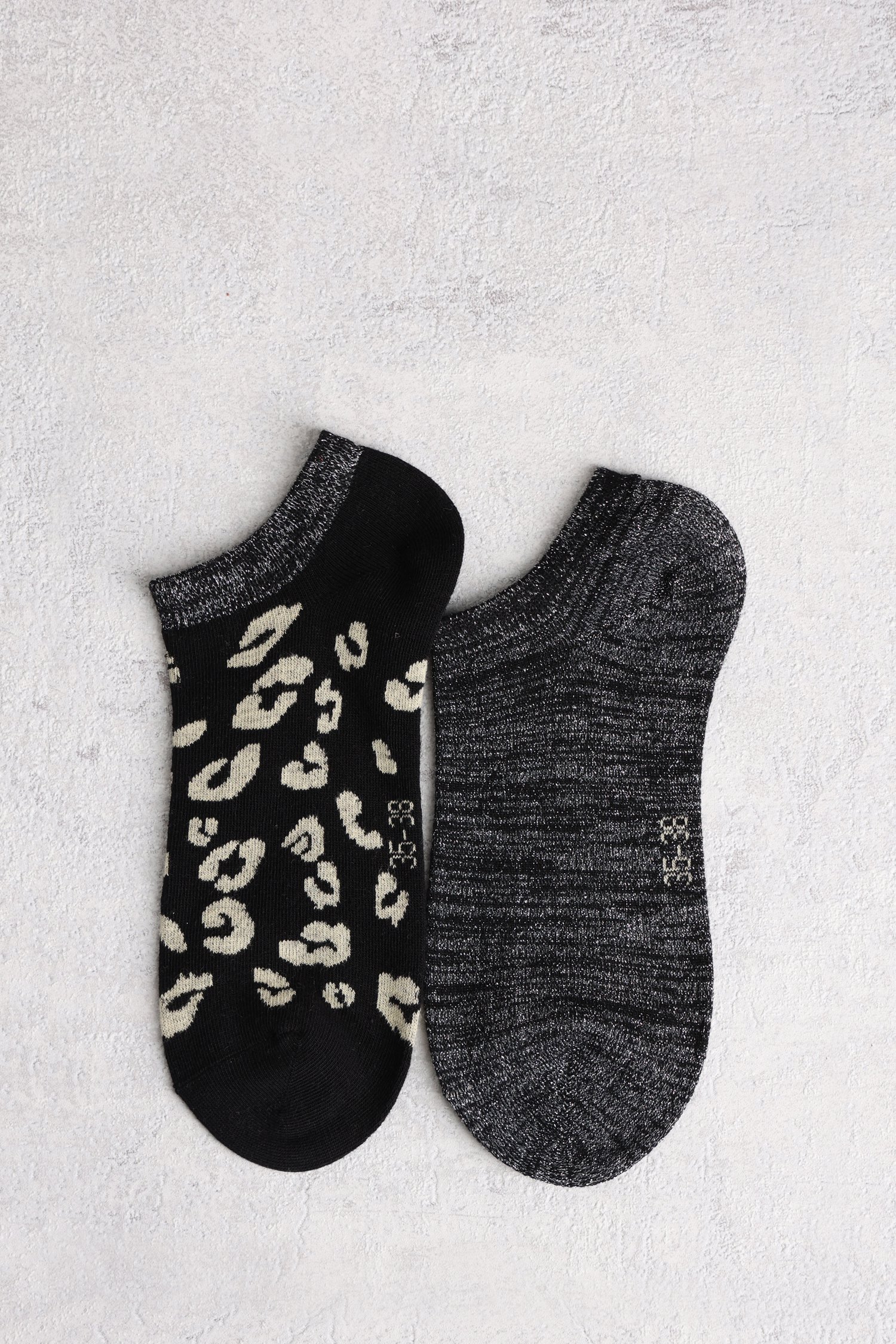 Chaussettes à paillettes et imprimé  - Set de 2 de Liberty Island pour Femmes