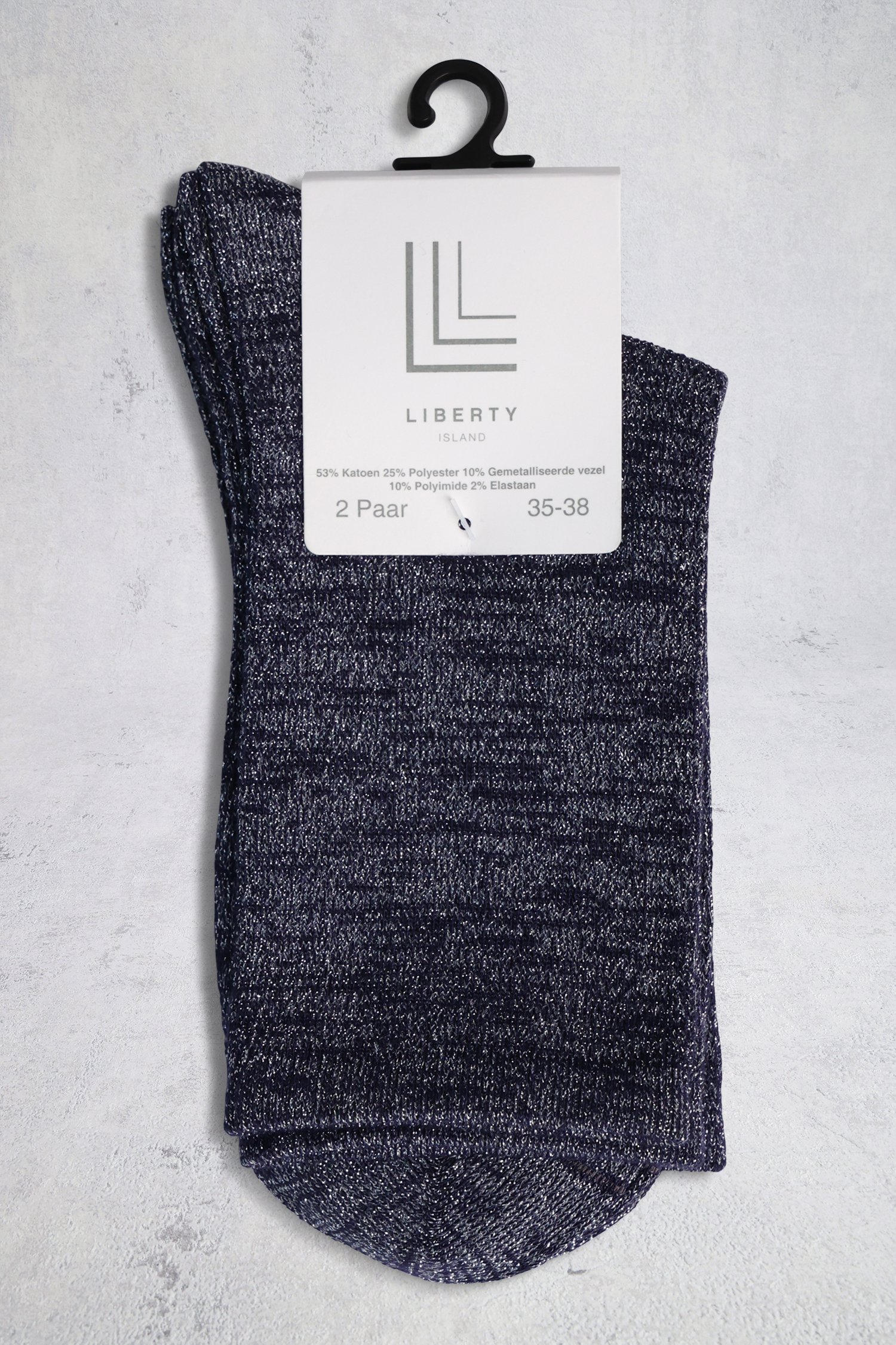 Photo produit 1 de Chaussettes argentées  de Liberty Island pour Femmes
