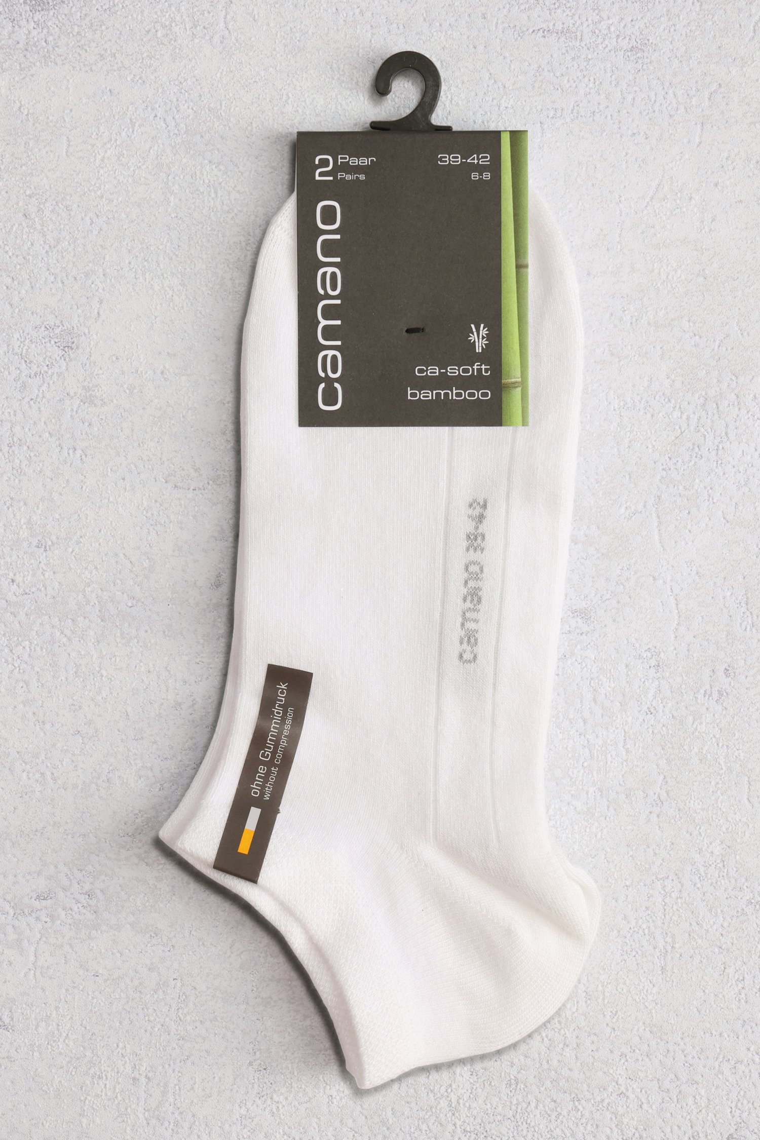 Chaussettes blanches - 2 paires de Camano pour Hommes