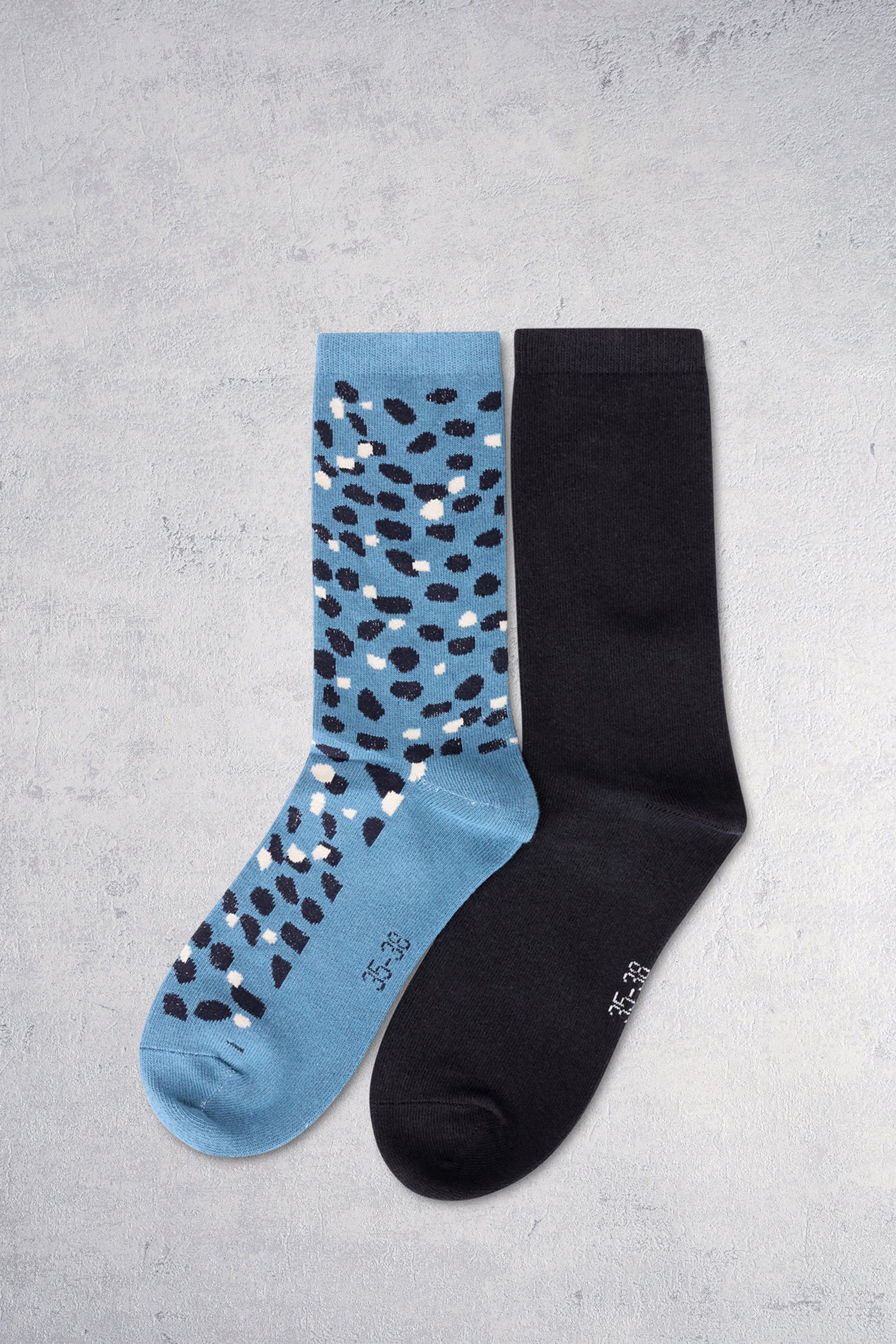 Le devant de chaussettes bleues - 2 paires de Liberty Island pour Femmes