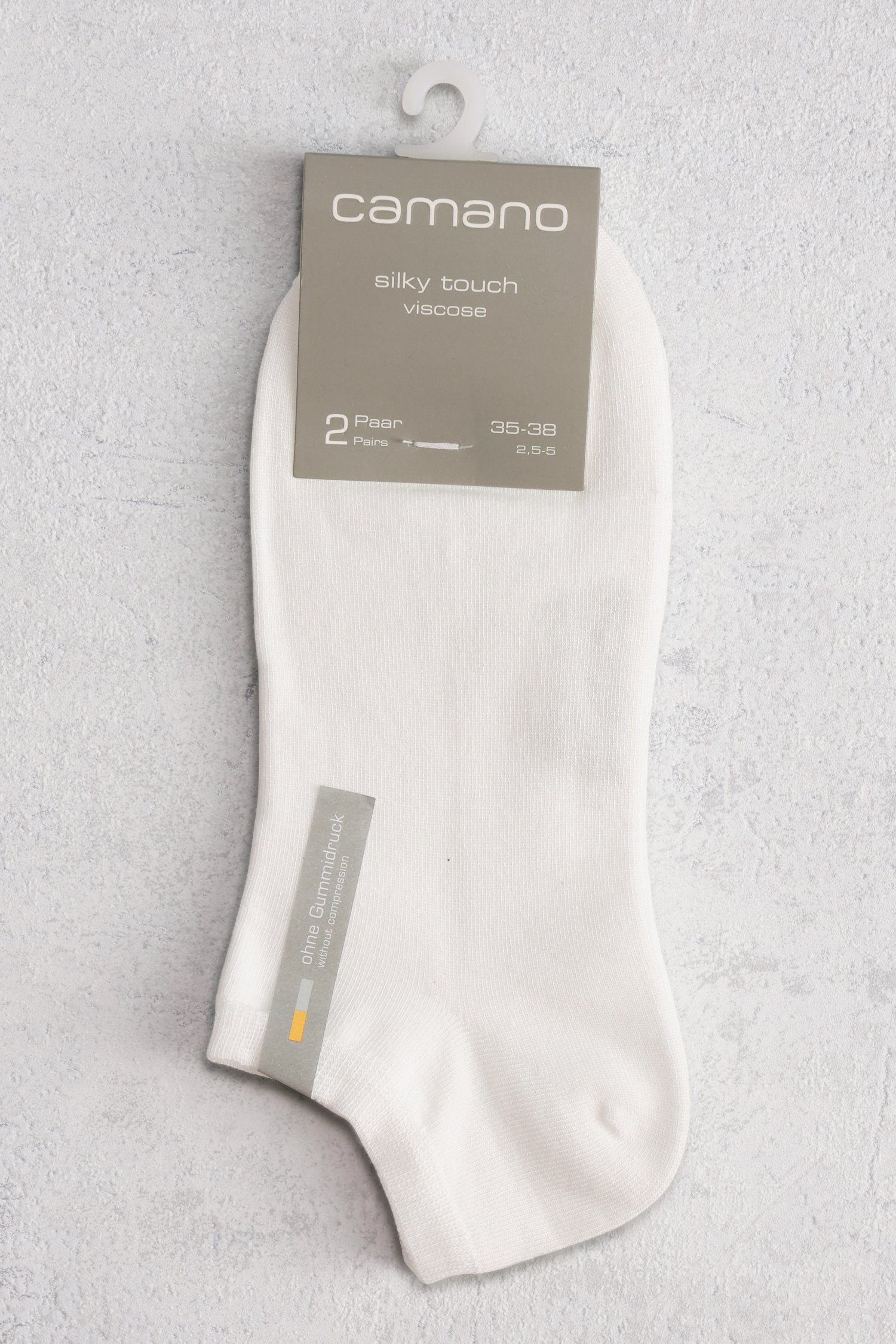 Chaussettes de cheville blanches de Camano pour Femmes