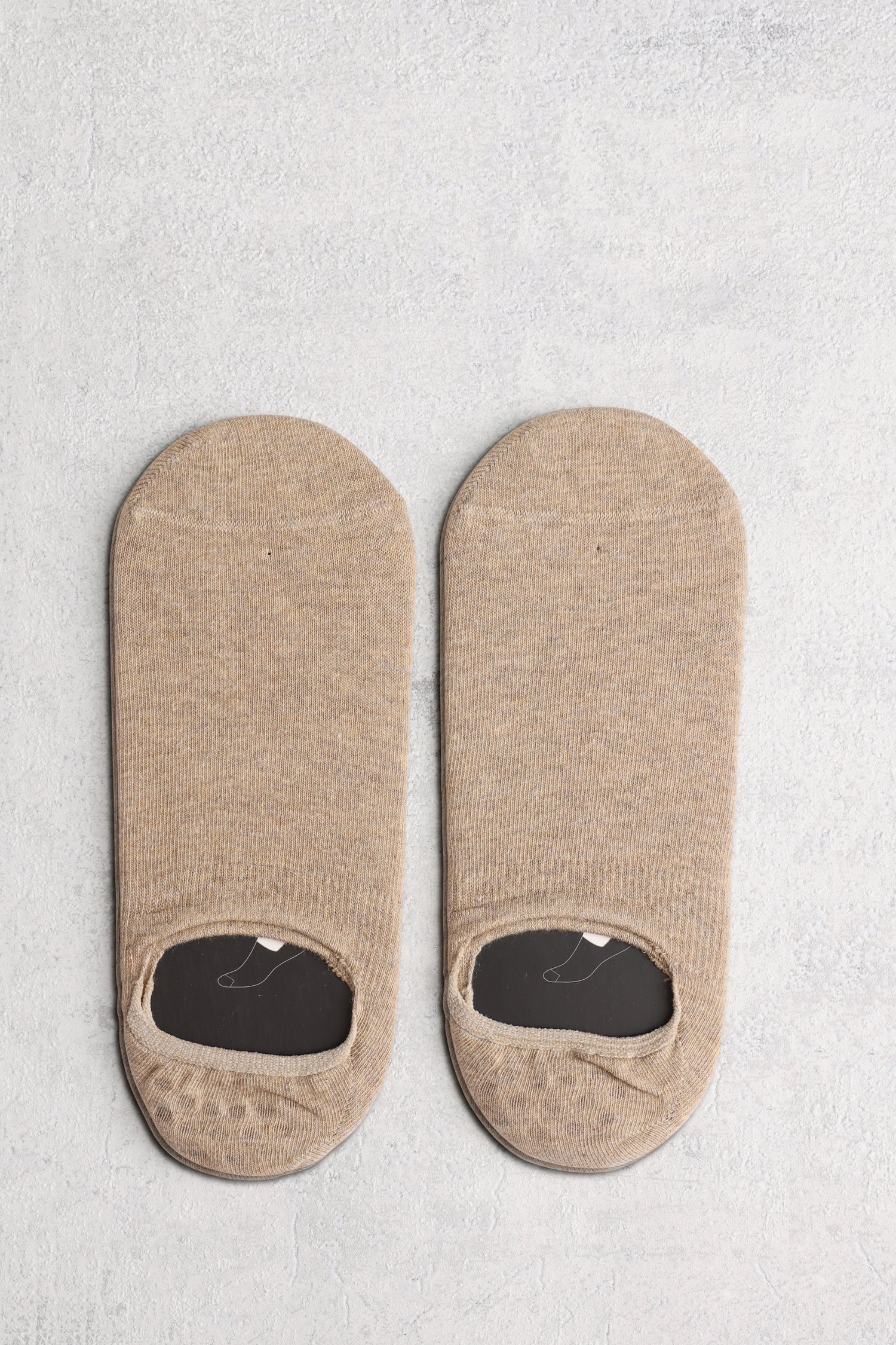 Chaussettes footies beiges - 2 paires de Camano pour Hommes