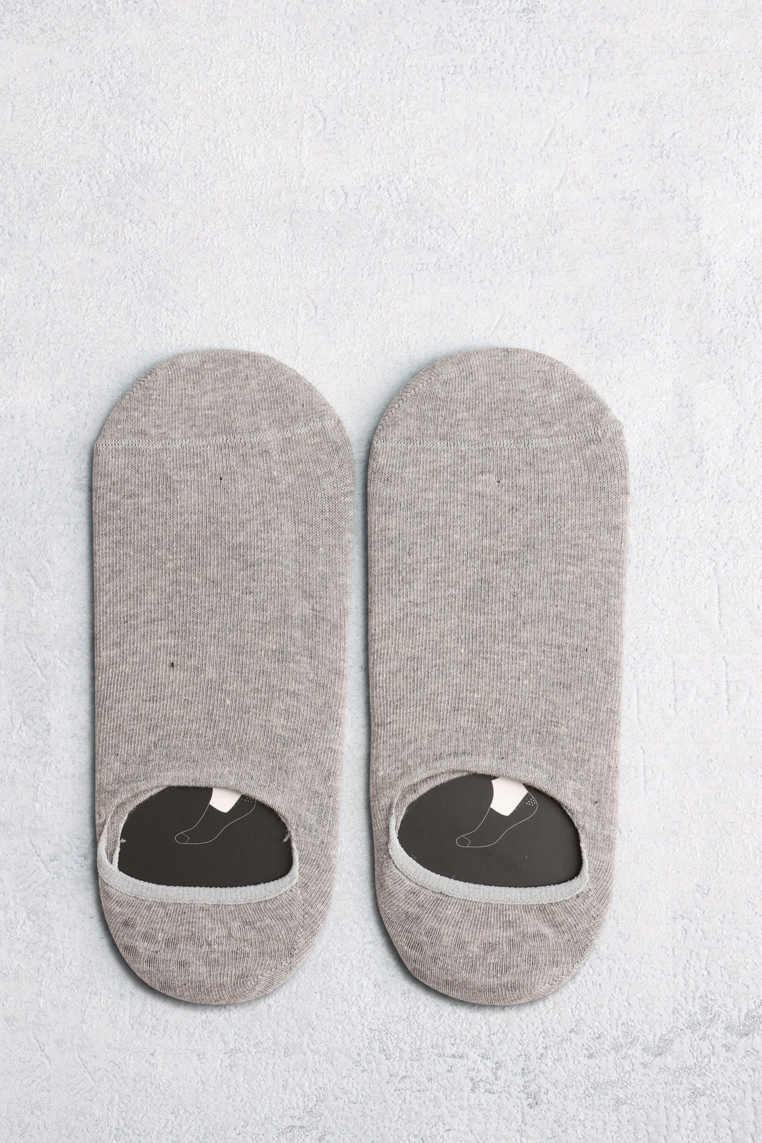 Le devant de Chaussettes footies grises - 2 paires de Camano pour Hommes