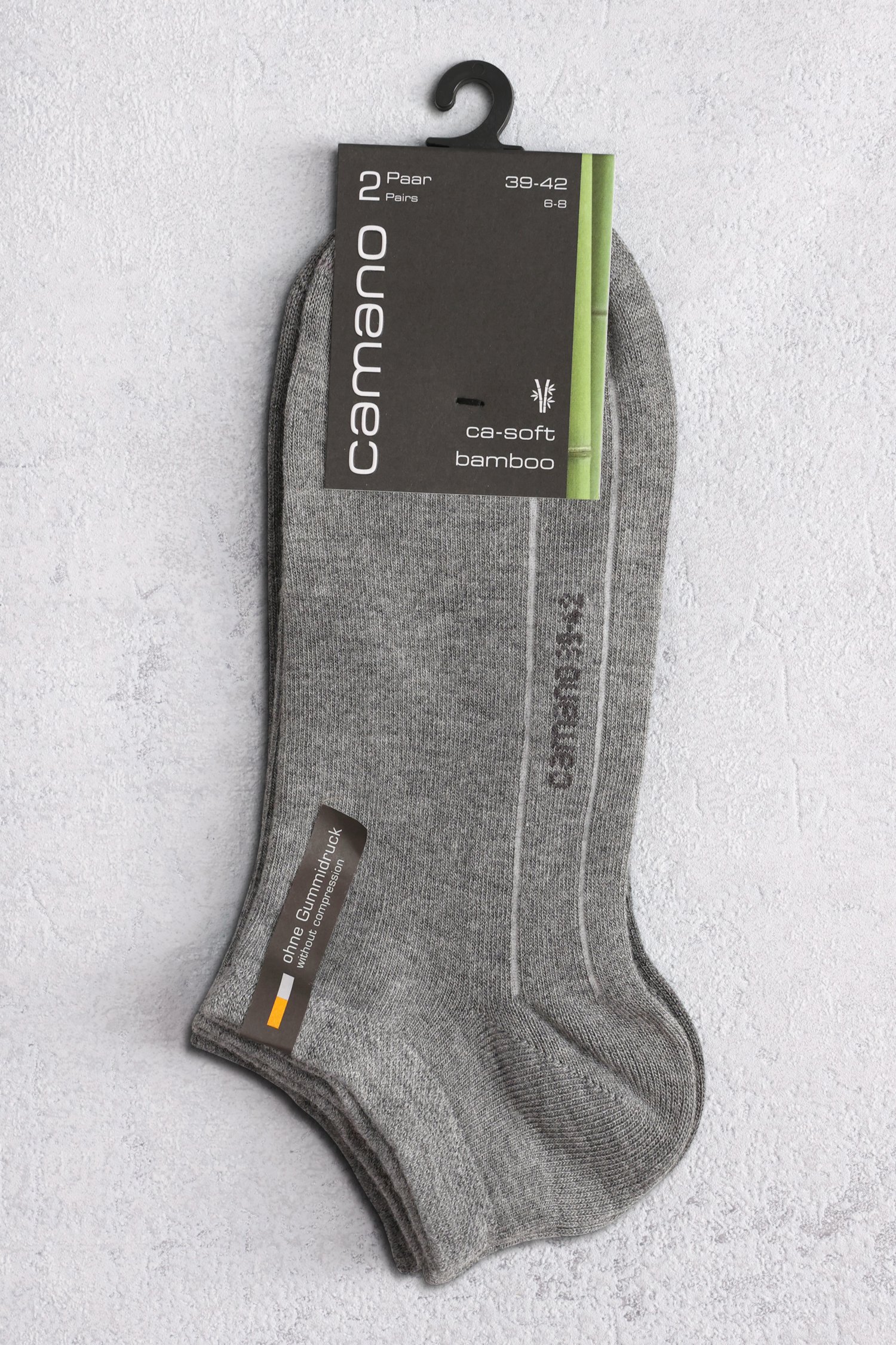 Chaussettes grises - 2 paires de Camano pour Hommes