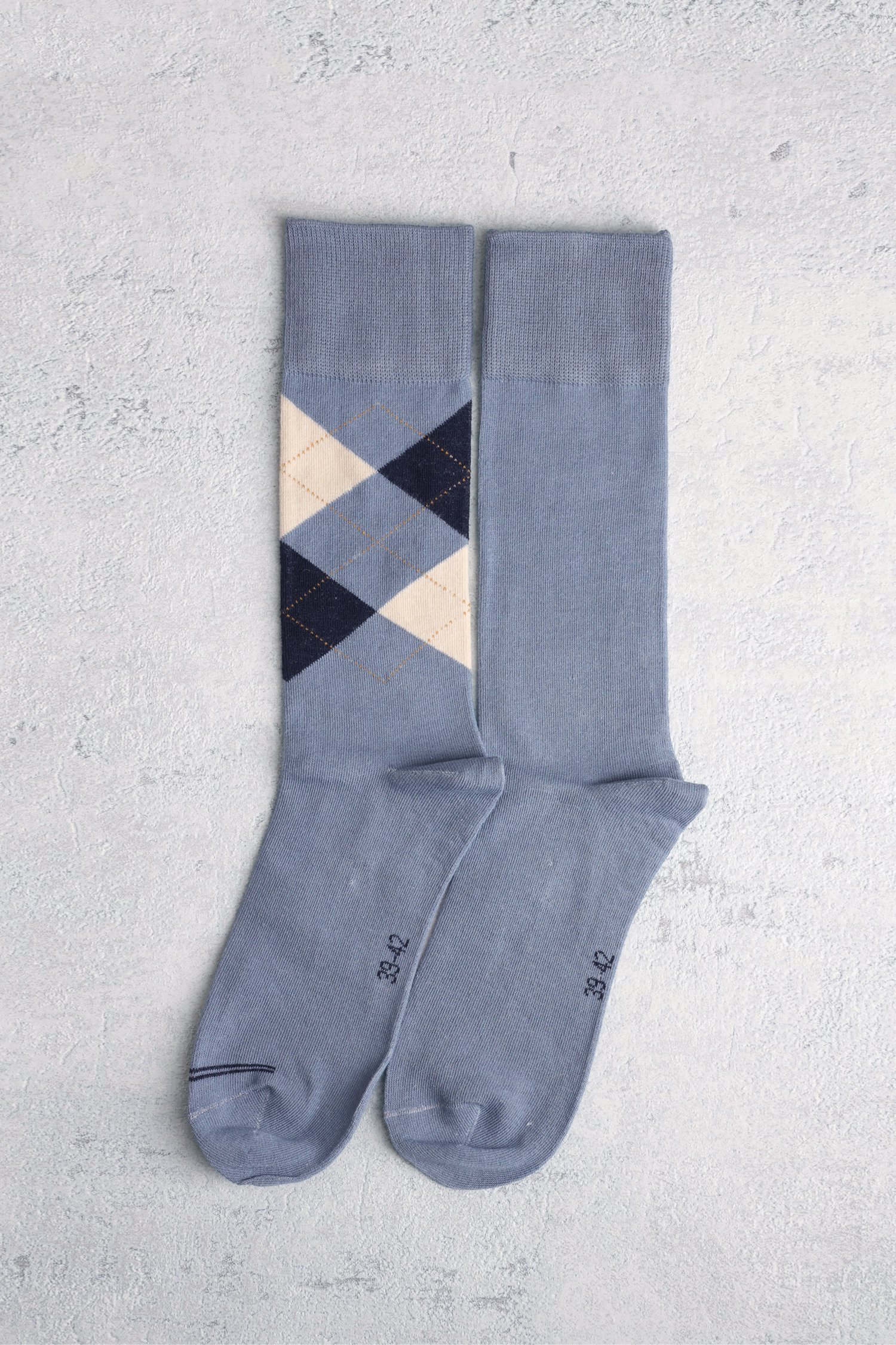Chaussettes longues bleues - 2 paires de Liberty Island pour Hommes