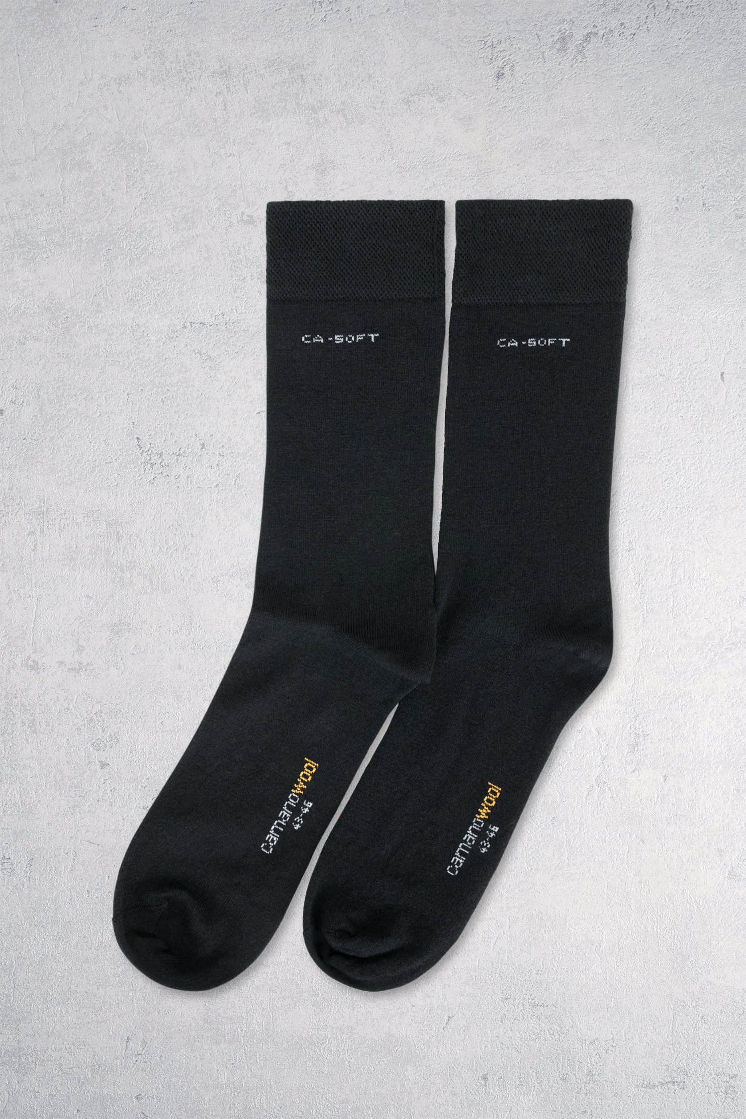 Chaussettes longues noires - 2 paires de Camano pour Hommes