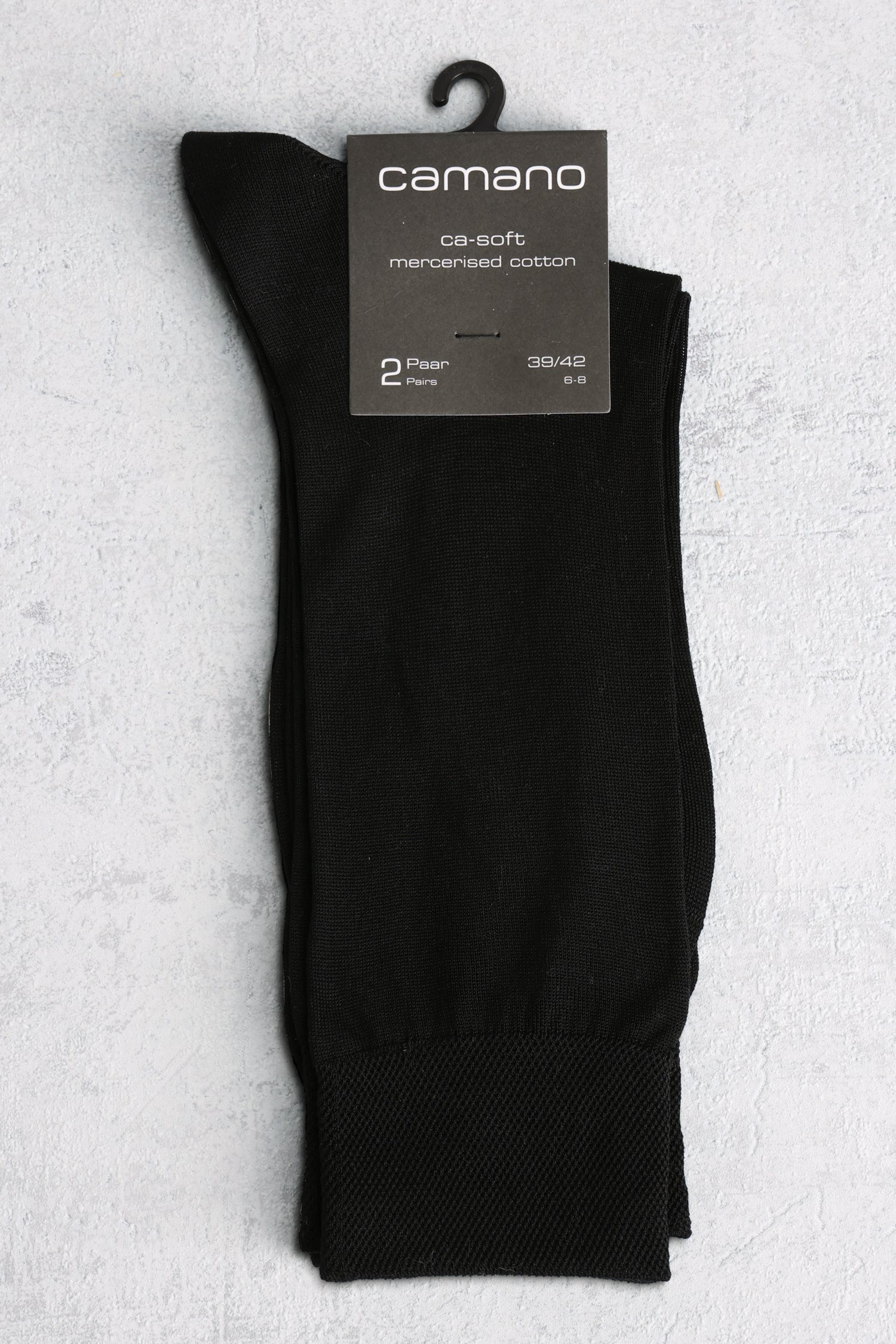 Chaussettes longues noires - 2 paires de Camano pour Hommes