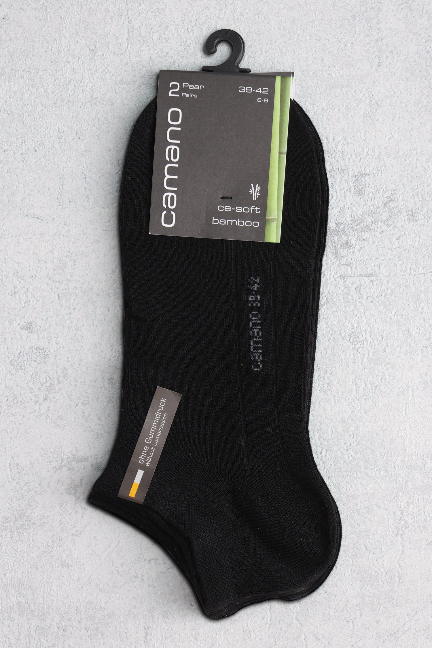 Chaussettes noires - 2 paires de Camano pour Hommes