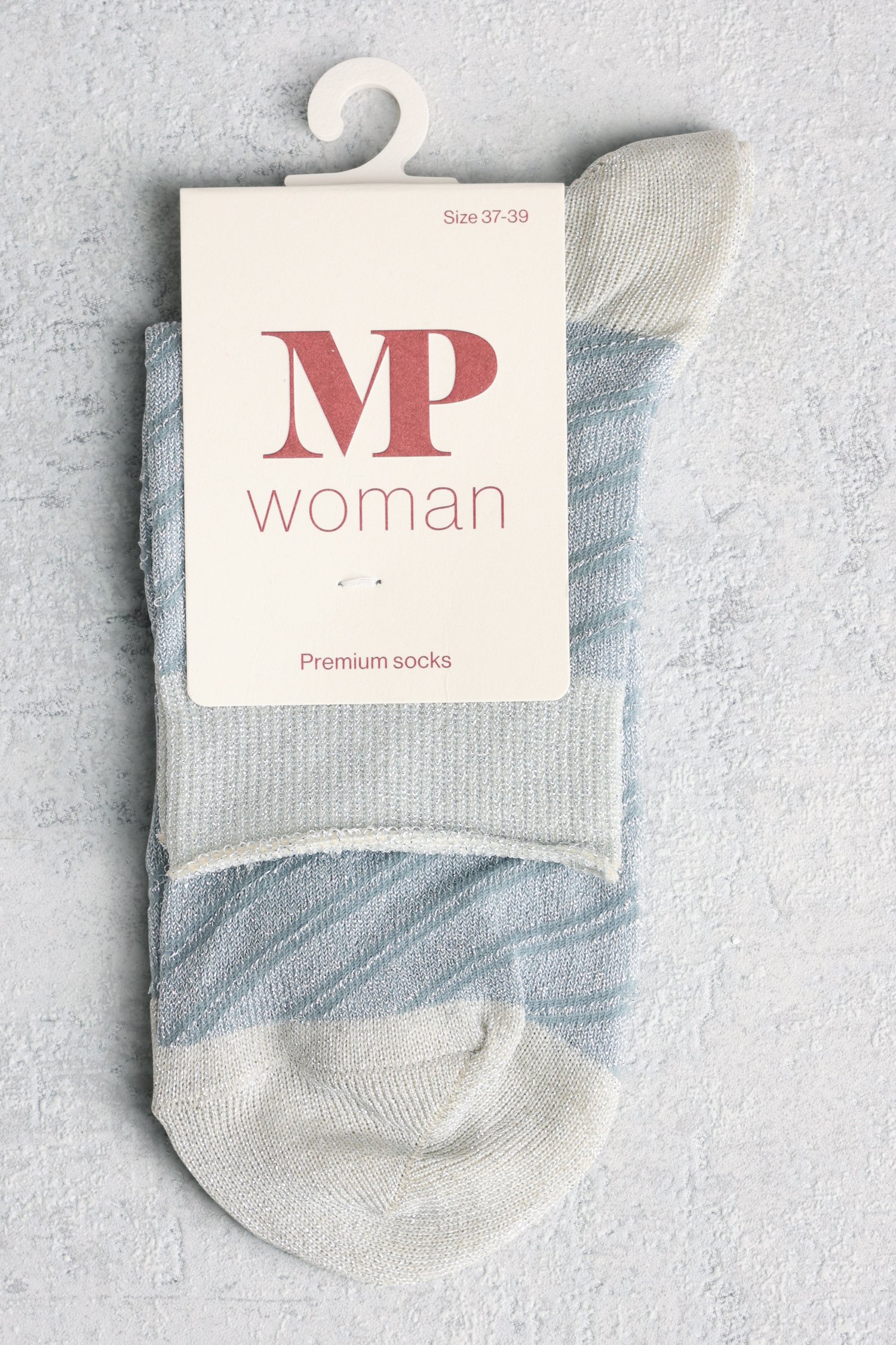 Chaussettes pailletées bleues de MP Denmark pour Femmes
