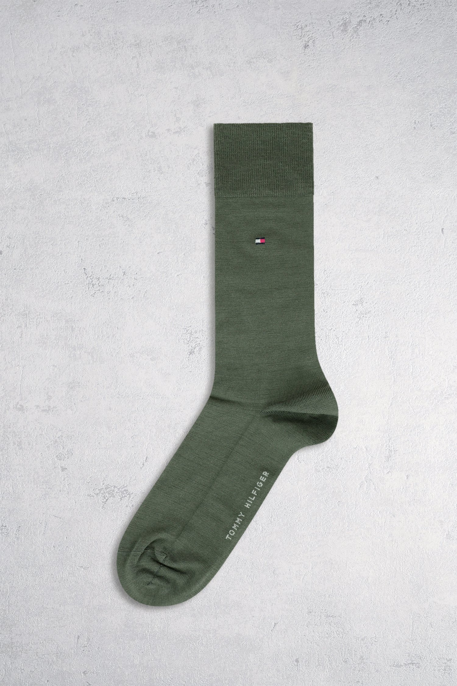 Chaussettes vertes de Tommy Hilfiger pour Hommes