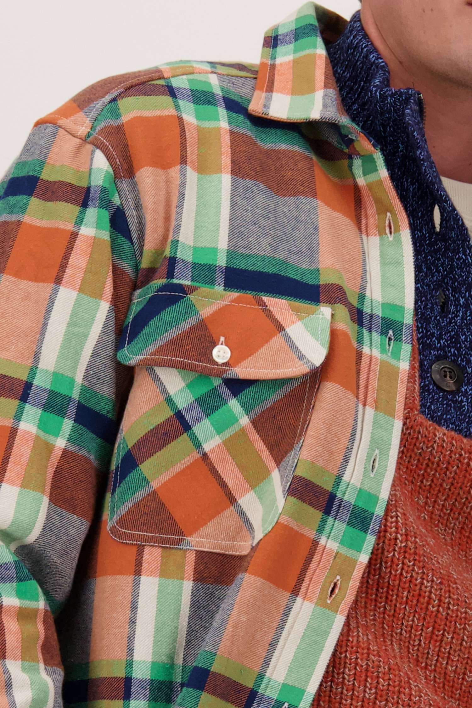 Chemise à carreaux - Collection Metejoor de Ravøtt pour Hommes