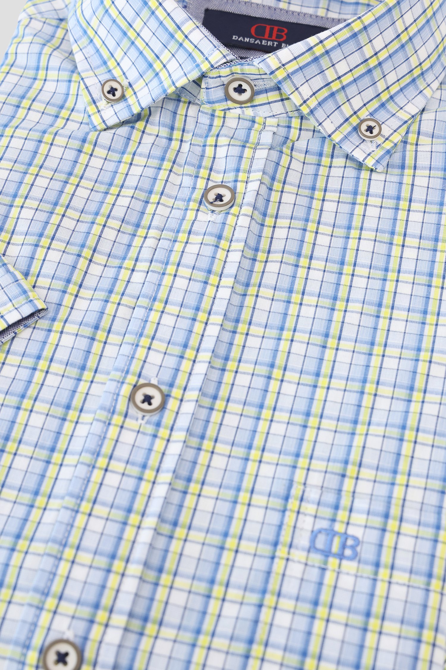 Chemise à carreaux - Comfort fit  de Dansaert Blue pour Hommes