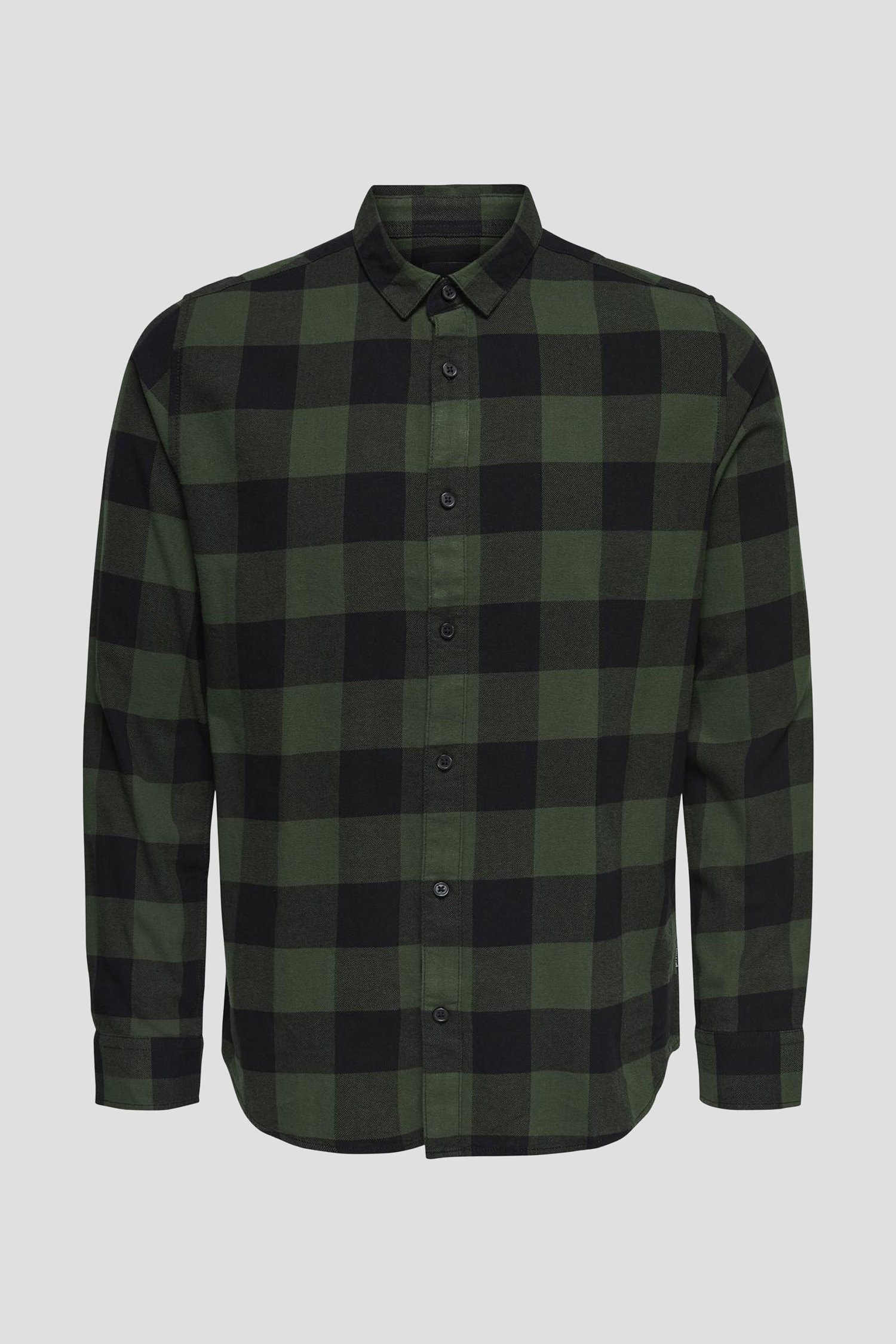 Photo produit 1 de Chemise à carreaux verte - Slim fit de Only & Sons pour Hommes