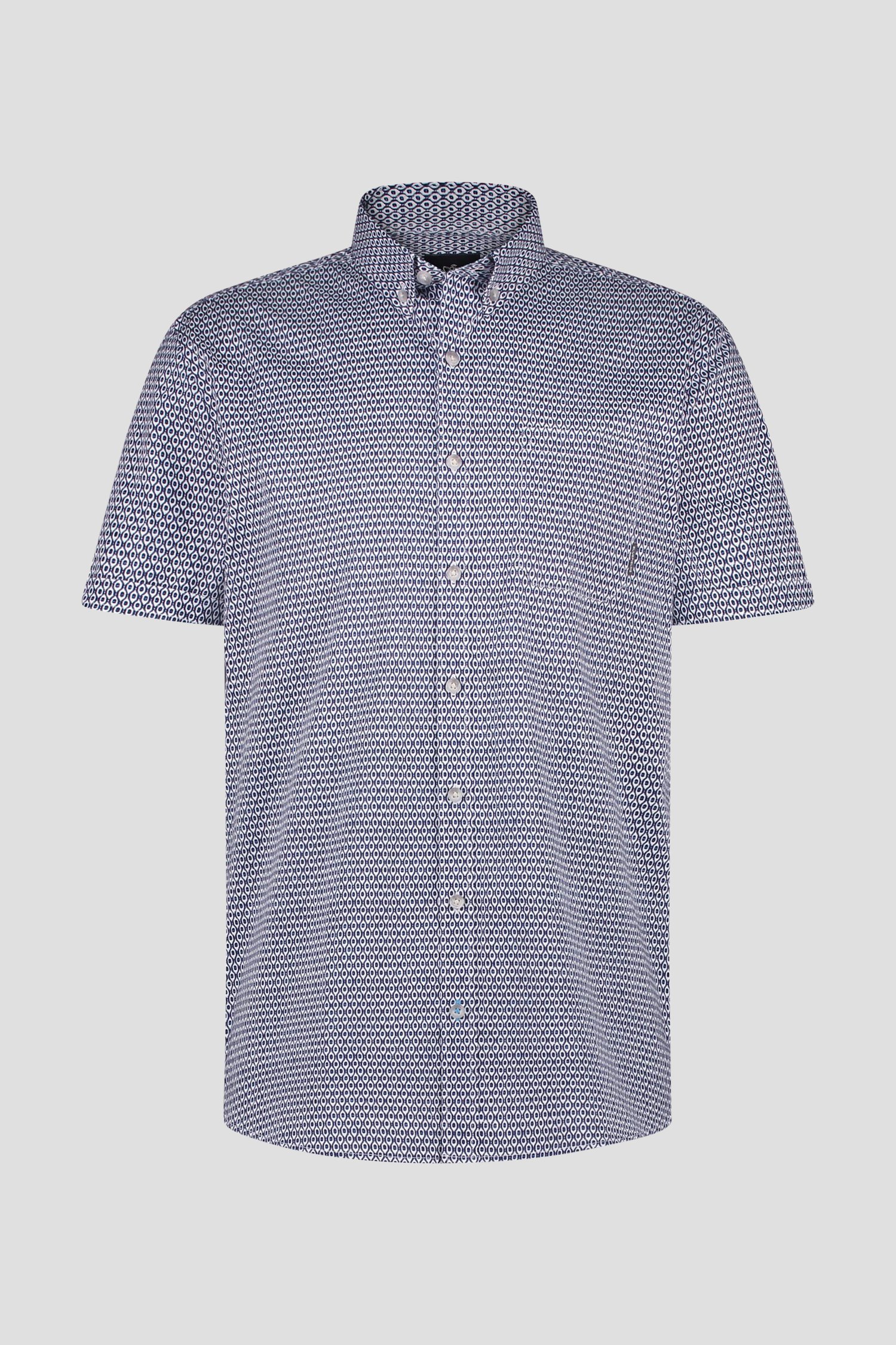 Chemise à imprimé bleu - Regular fit de Bluefields pour Hommes