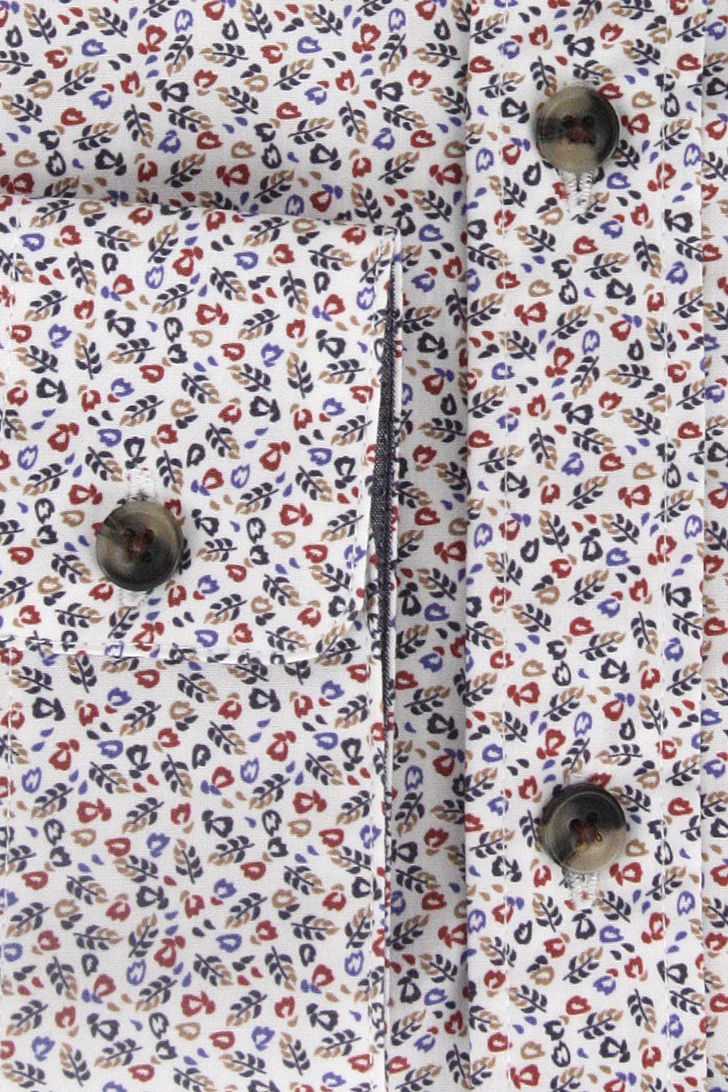 Chemise à imprimé floral fin - Comfort fit de Dansaert Blue pour Hommes