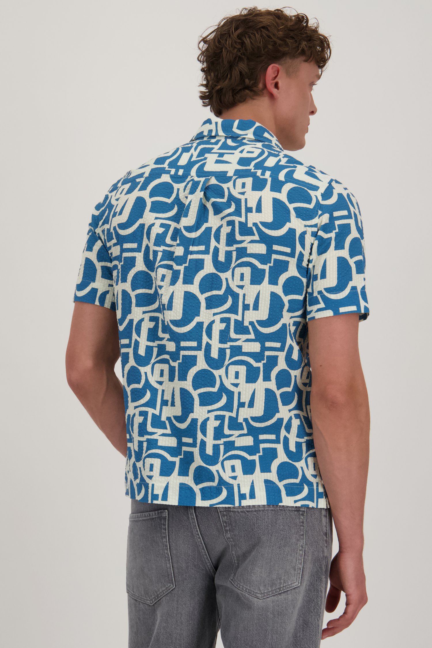 Chemise à imprimé géométrique - Regular fit de Casual Five pour Hommes