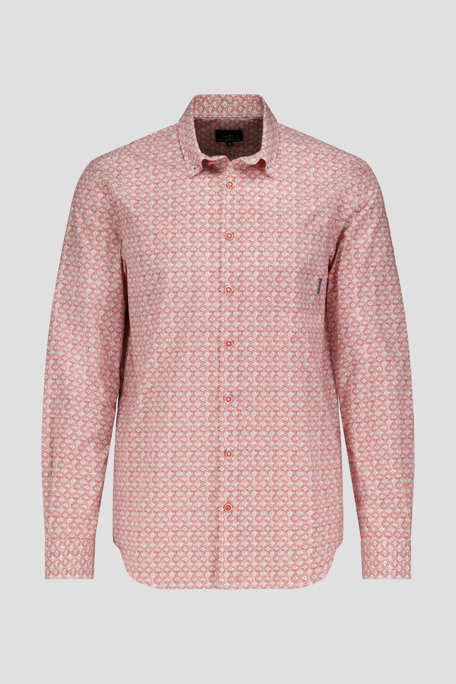 Chemise à imprimé orange - Regular fit de BlueFields pour Hommes
