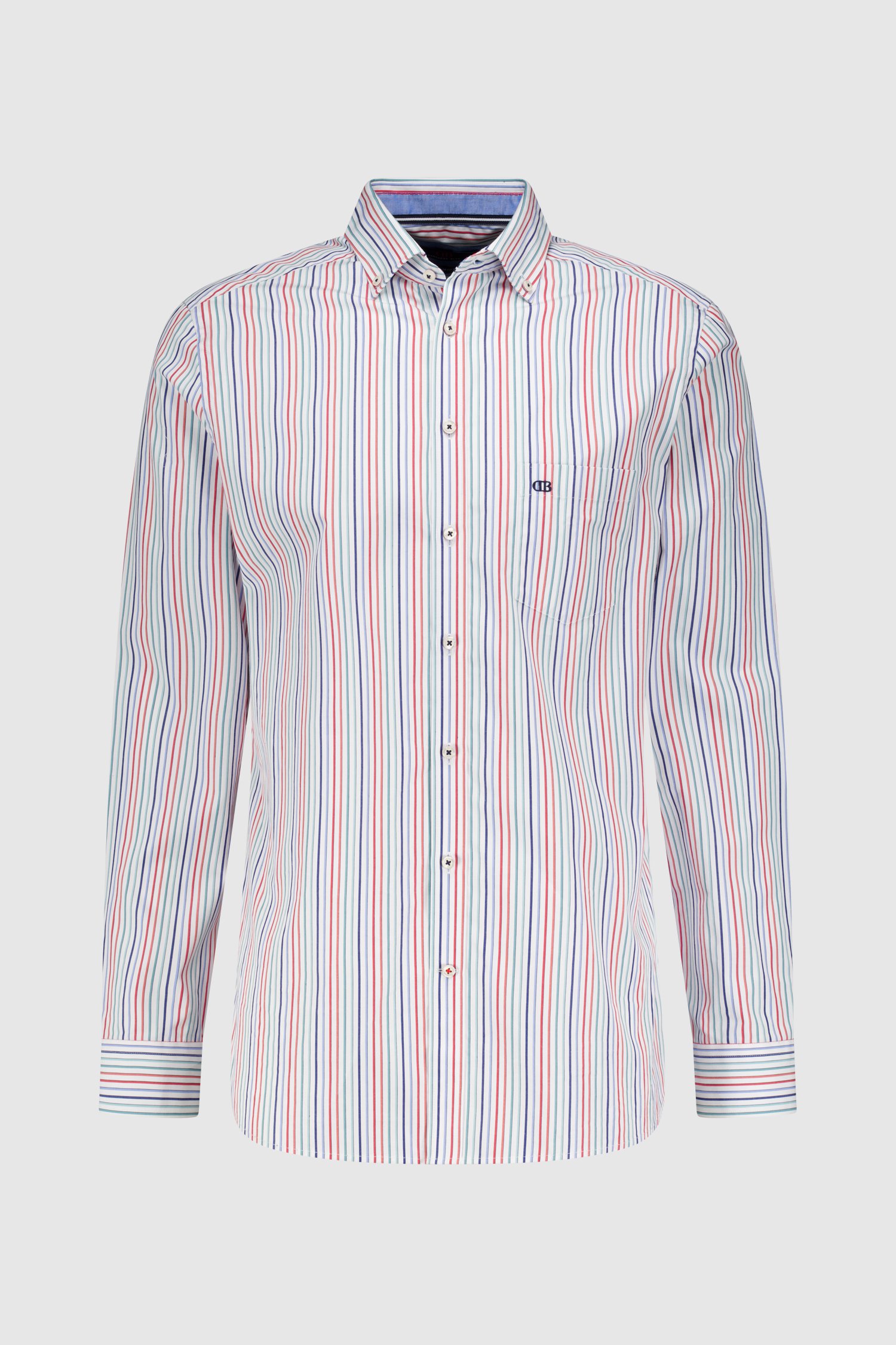 Chemise à rayures colorées - regular fit de Dansaert Blue pour Hommes