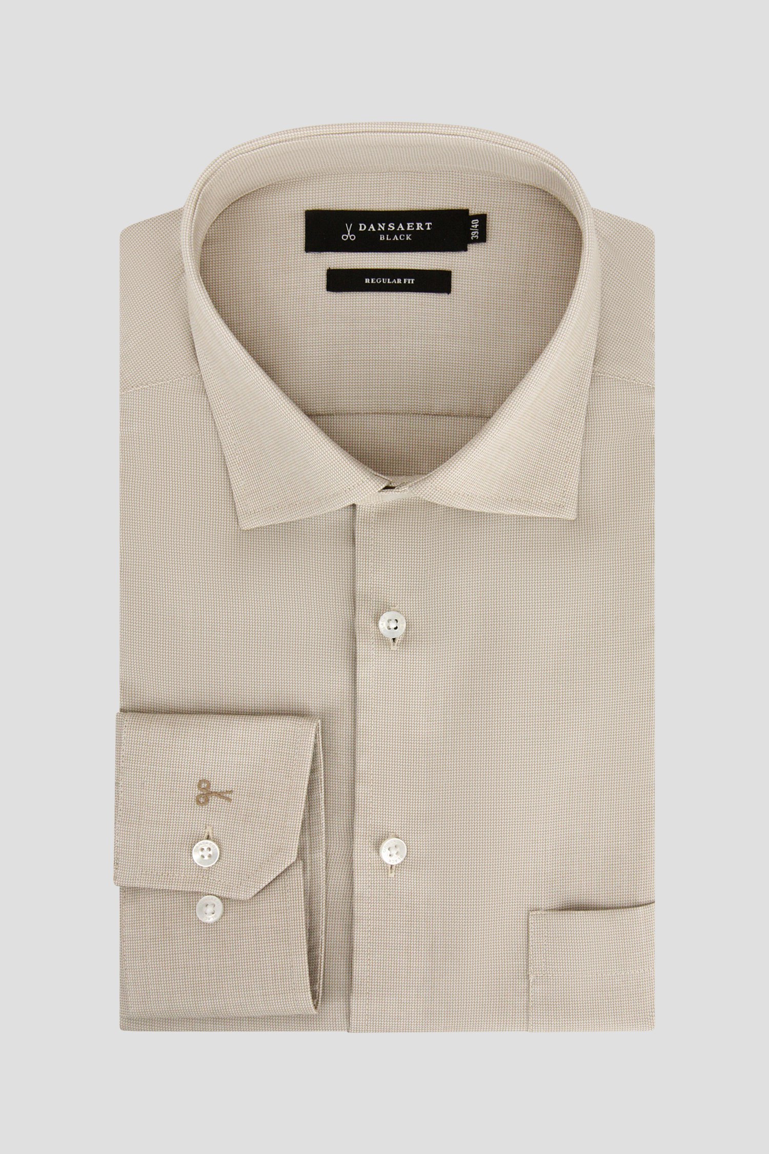 Photo produit 1 de Chemise beige - Regular fit de Dansaert Black pour Hommes