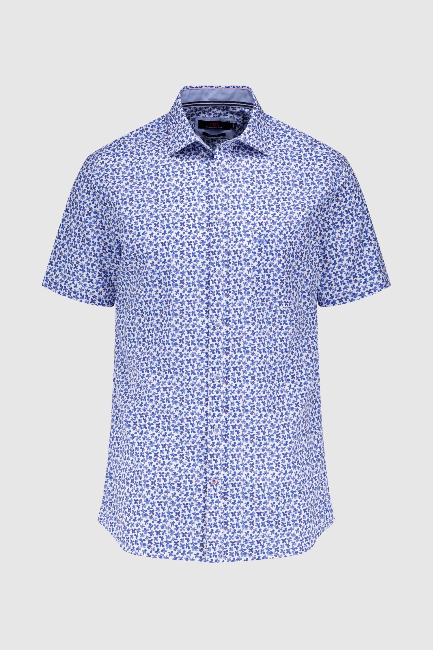 Chemise blanche à imprimé floral - regular fit de Dansaert Blue pour Hommes