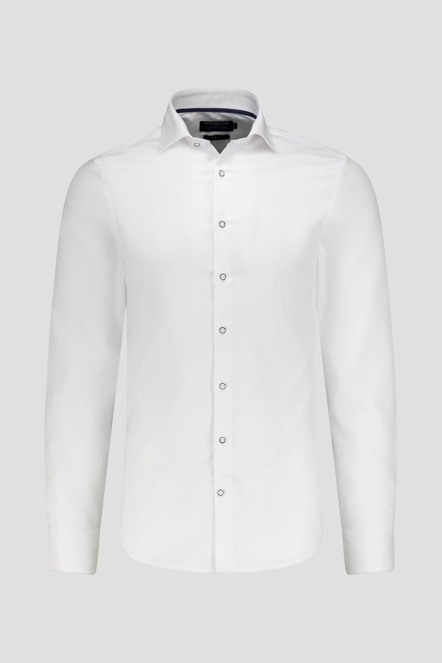 Chemise blanche à structure fine - Slim fit de Dansaert Black pour Hommes