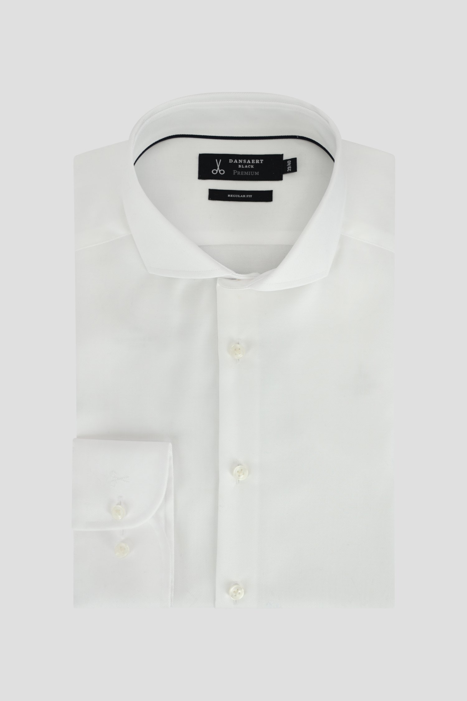 Chemise blanche - Regular fit de Dansaert Black pour Hommes