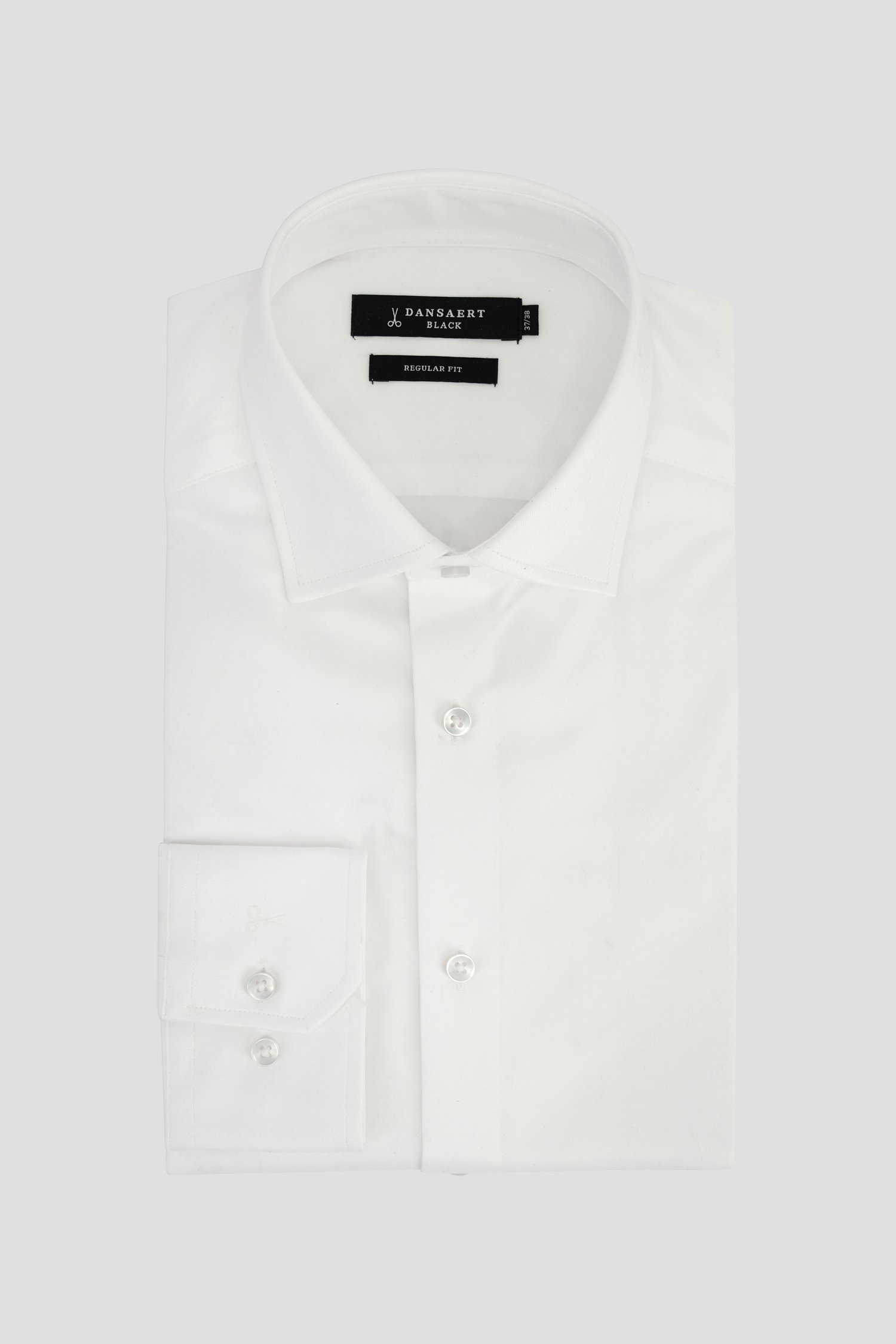 Photo produit 1 de Chemise blanche - Regular fit de Dansaert Black pour Hommes