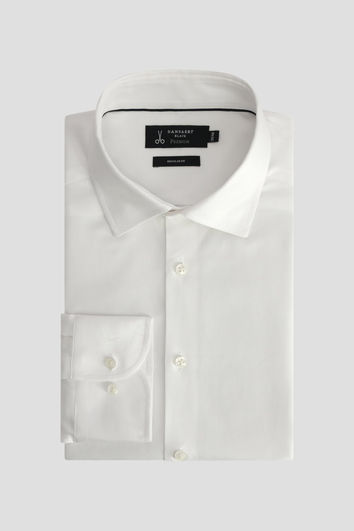 Photo produit 1 de Chemise blanche – Regular fit de Dansaert Black Premium pour Hommes