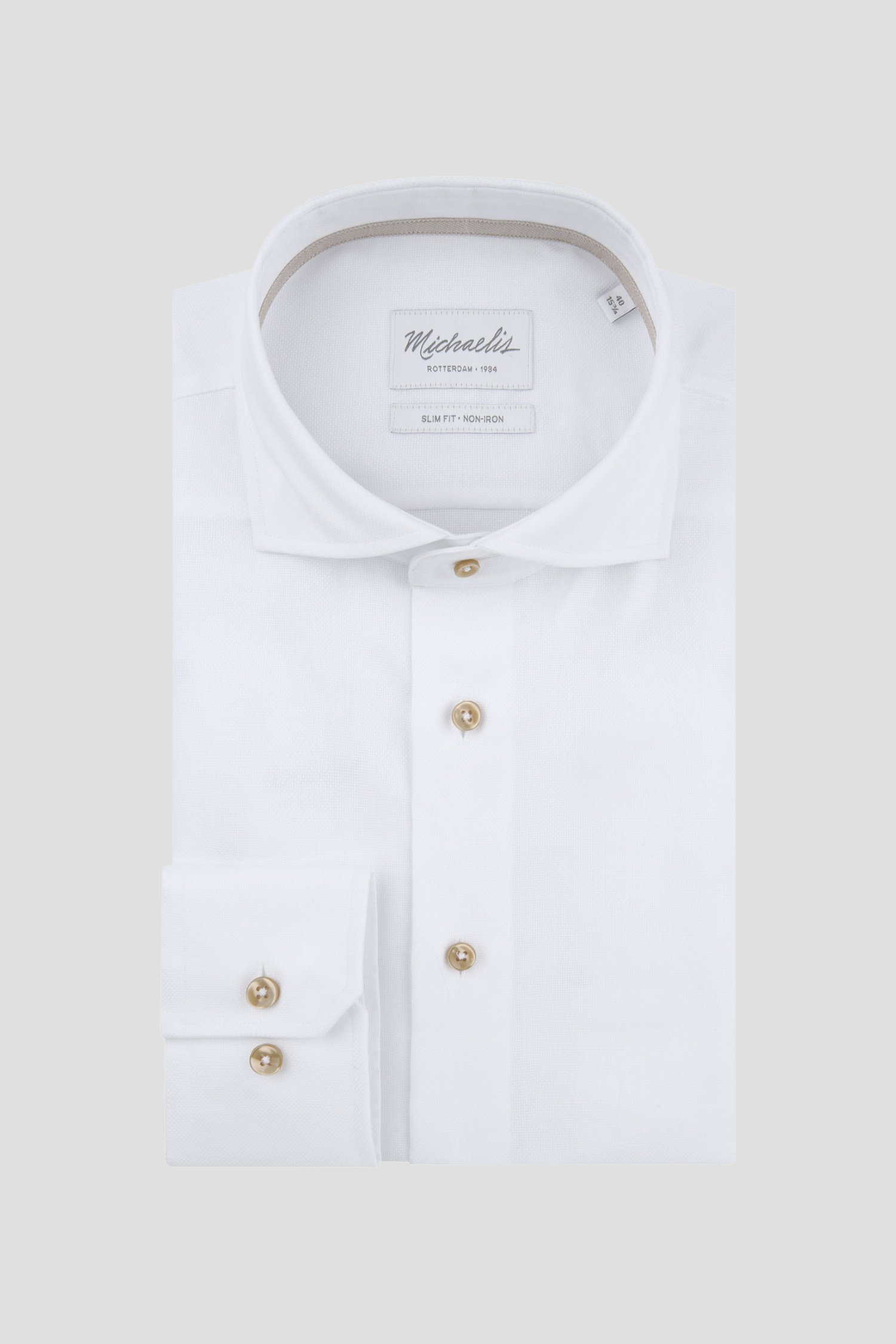 Photo produit 1 de Chemise blanche – Slim fit de Michaelis pour Hommes