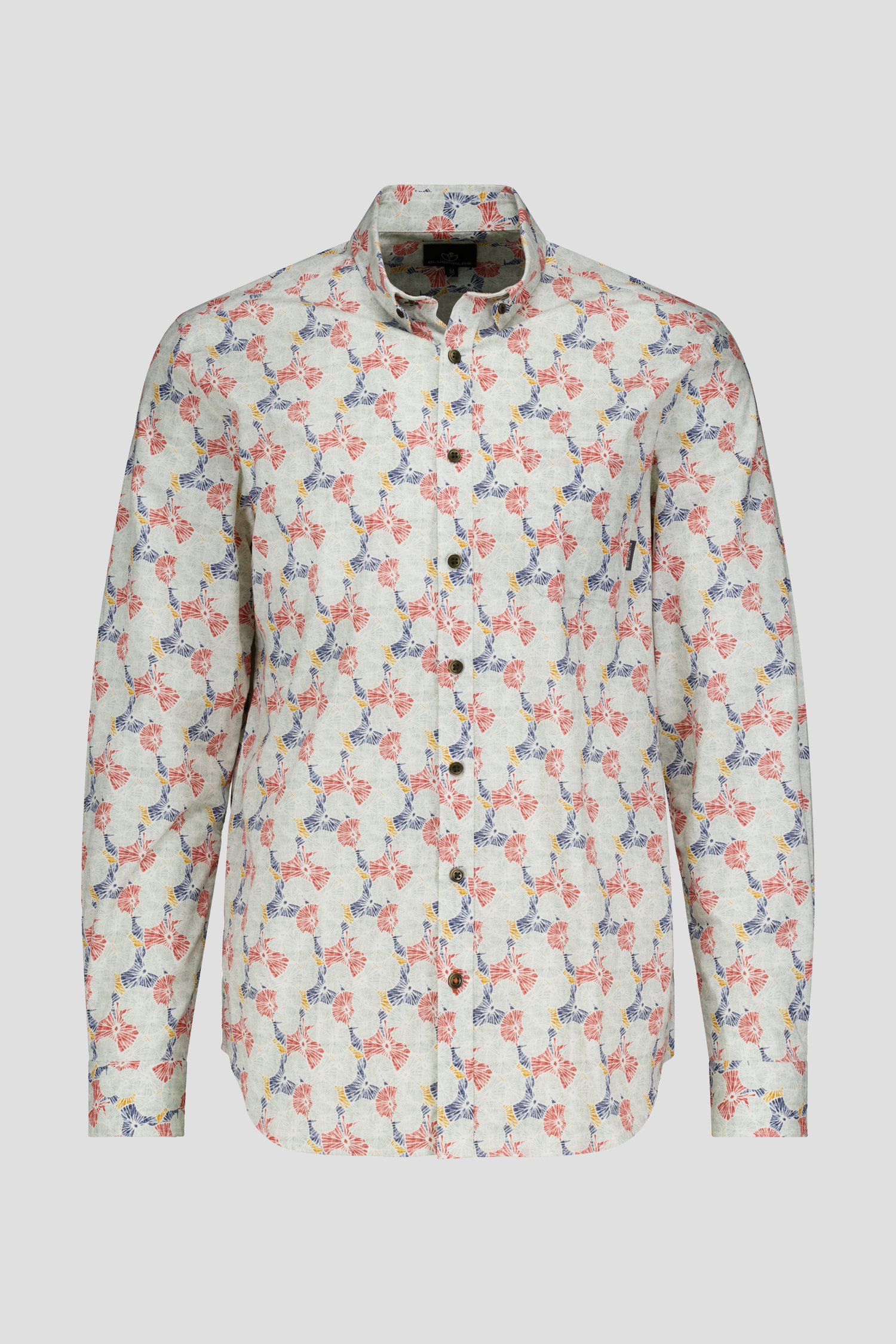 Photo produit 1 de Chemise bleu clair à imprimé - Regular fit de Bluefields pour Hommes