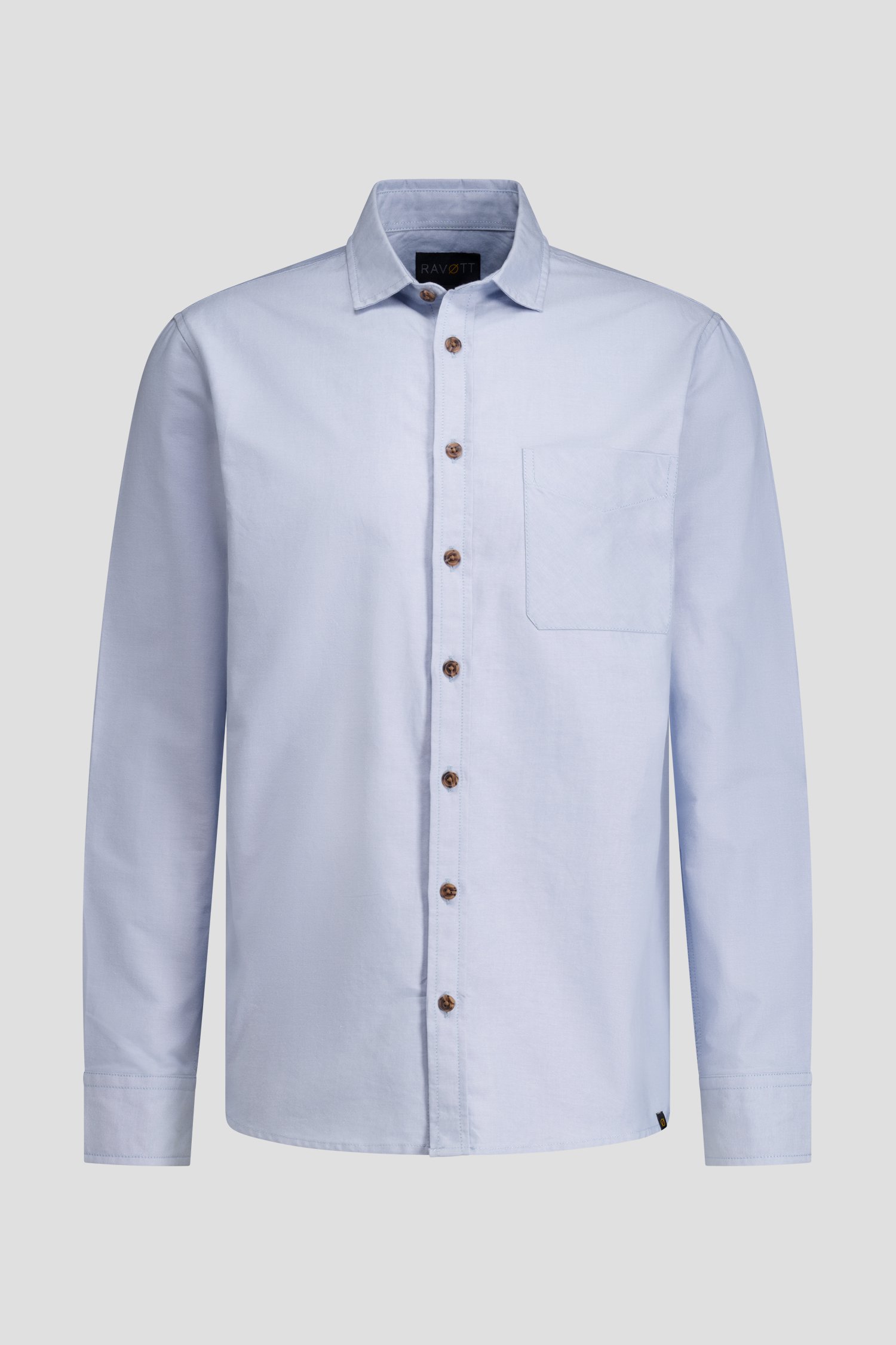 Photo produit 1 de Chemise bleu clair de Ravøtt pour Hommes