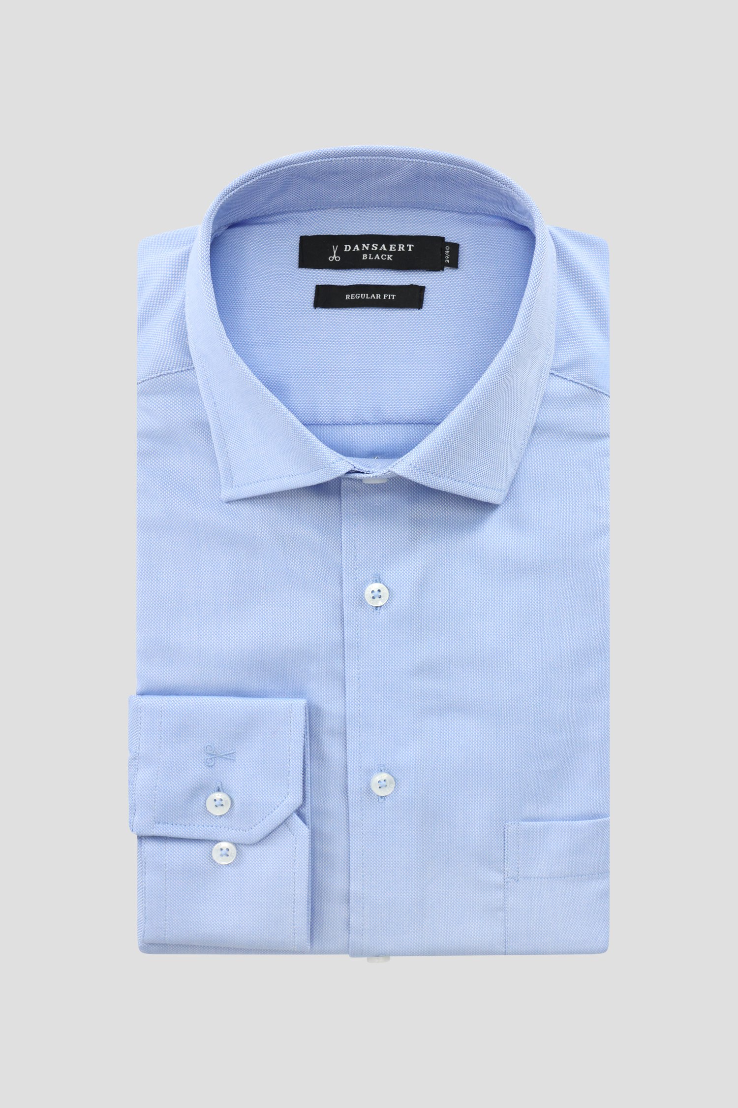 Chemise bleu clair - regular fit de Dansaert Black pour Hommes